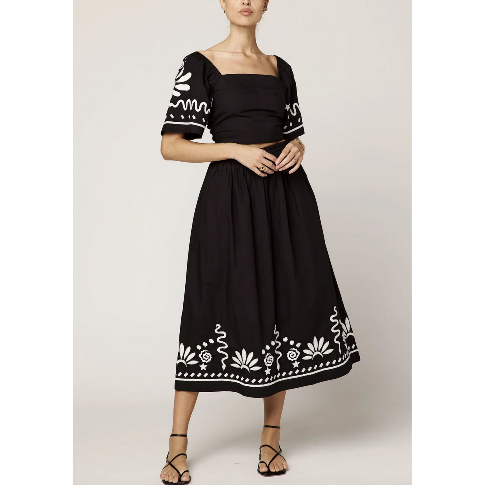 CLEOBELLA CLEOBELLA ASHLEEN MIDI SKIRT