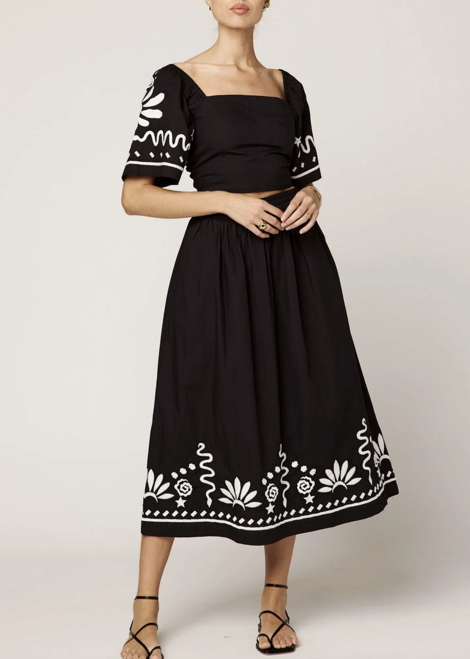 CLEOBELLA CLEOBELLA ASHLEEN MIDI SKIRT