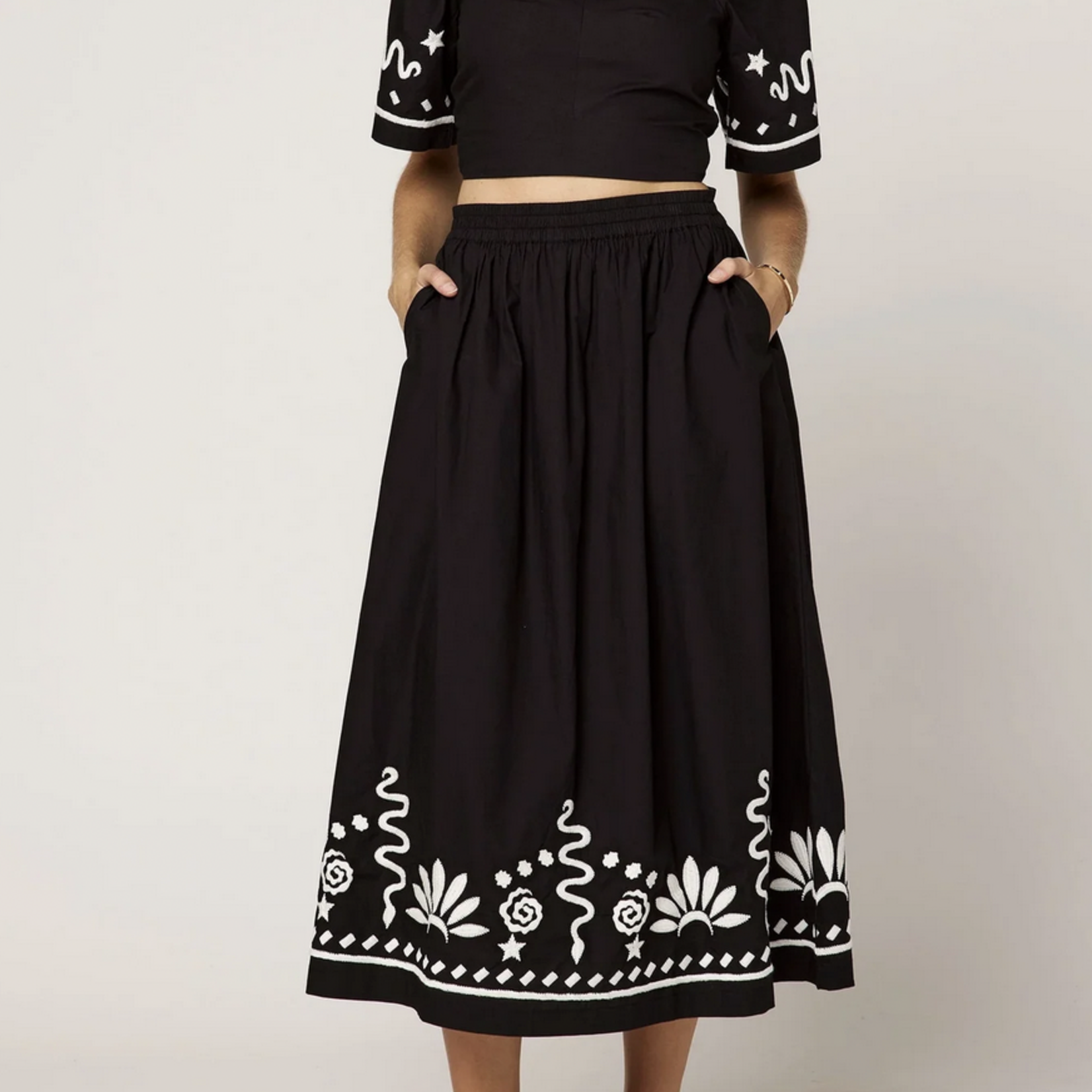 CLEOBELLA CLEOBELLA ASHLEEN MIDI SKIRT
