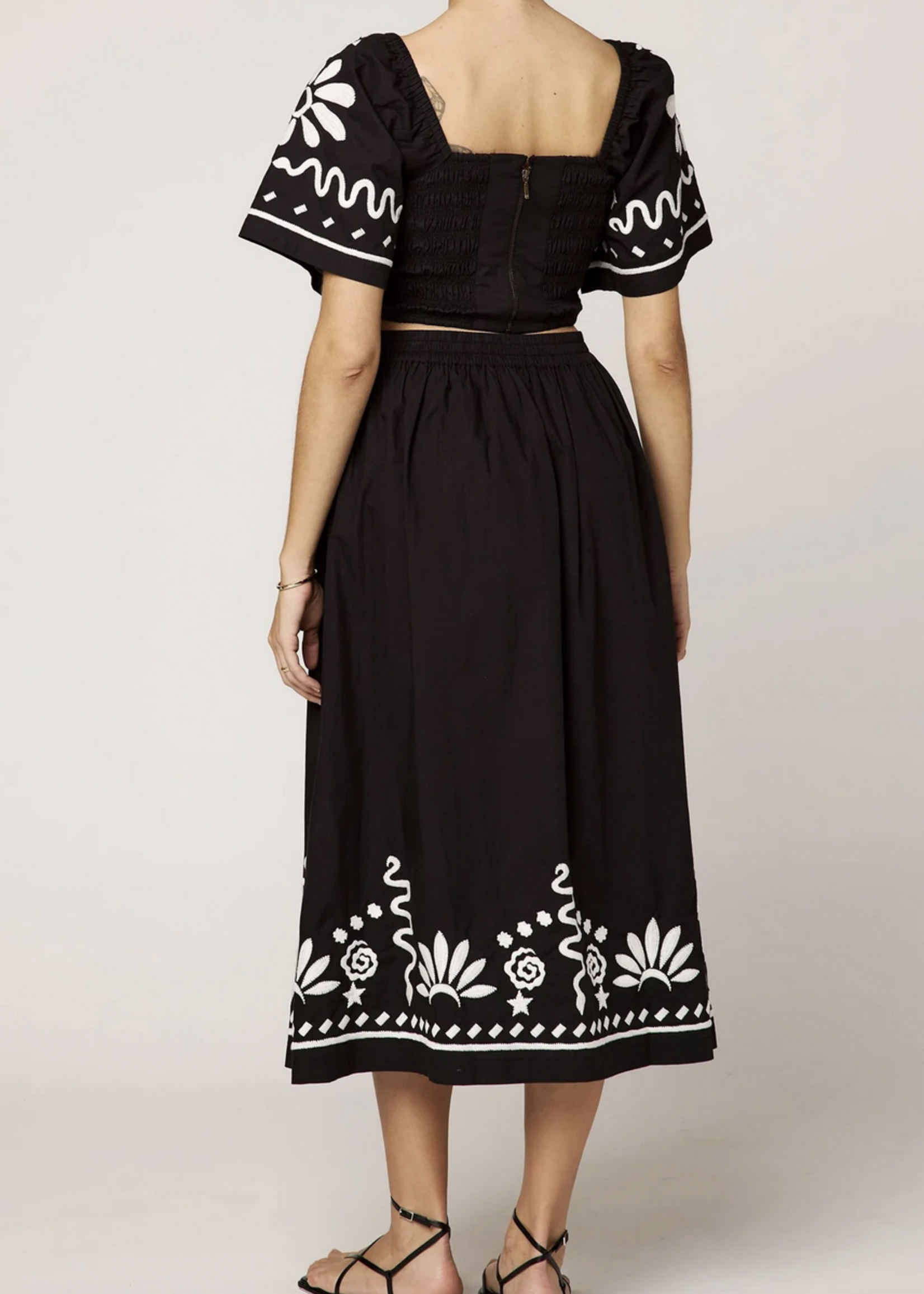 CLEOBELLA CLEOBELLA ASHLEEN MIDI SKIRT