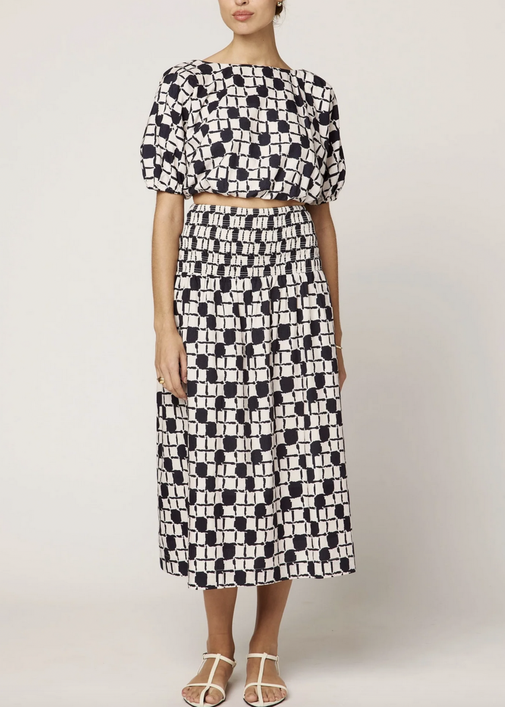 CLEOBELLA CLEOBELLA MELANIE MIDI SKIRT