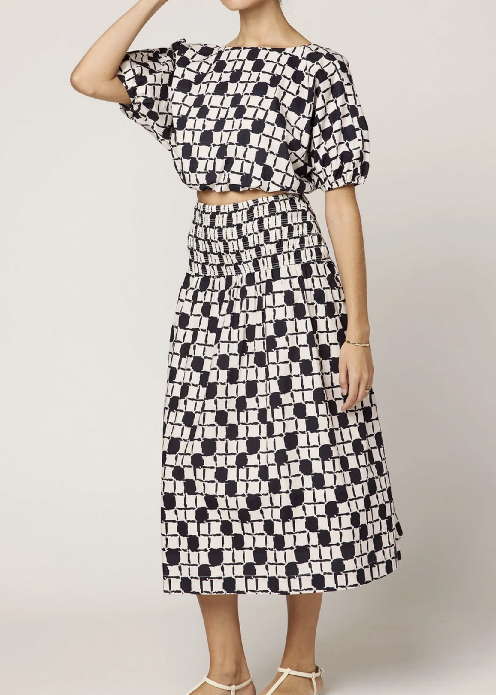 CLEOBELLA CLEOBELLA MELANIE MIDI SKIRT