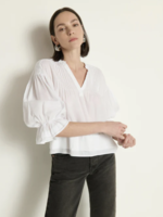 NATION LTD NATION SCARLET PINTUCK BLOUSE