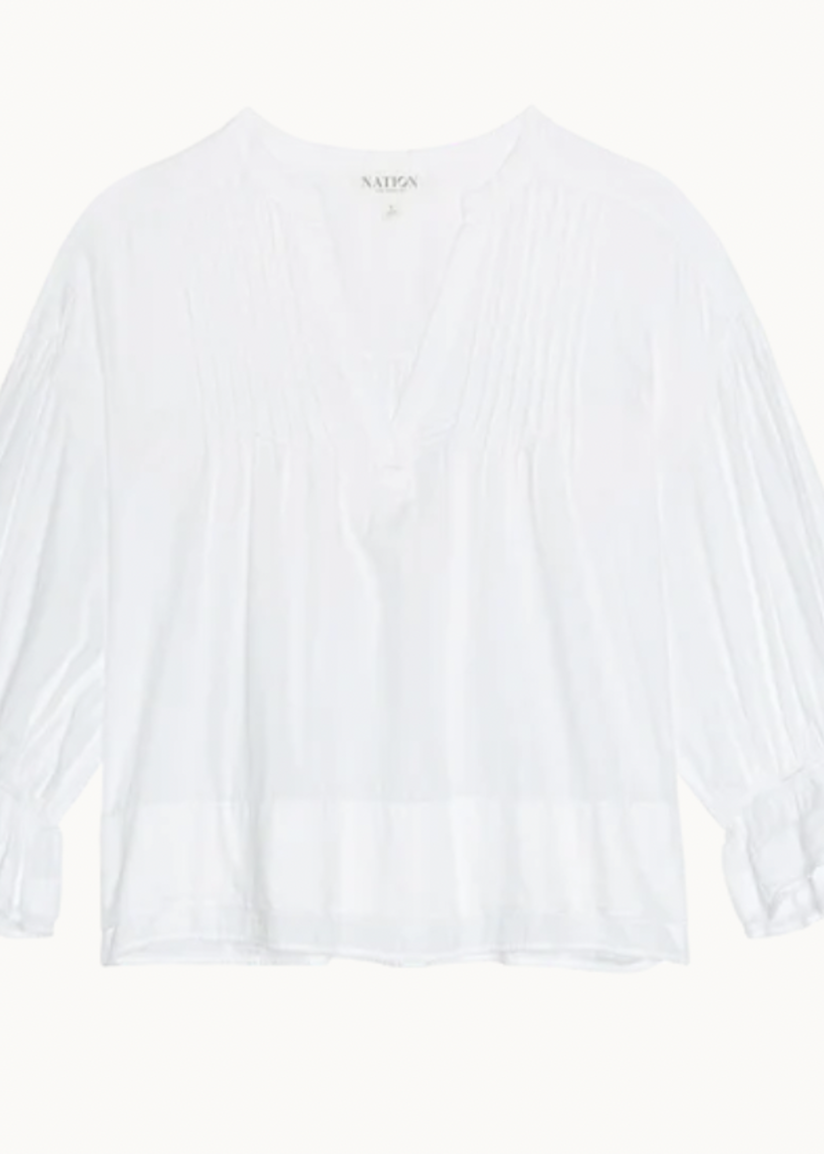 NATION LTD NATION SCARLET PINTUCK BLOUSE