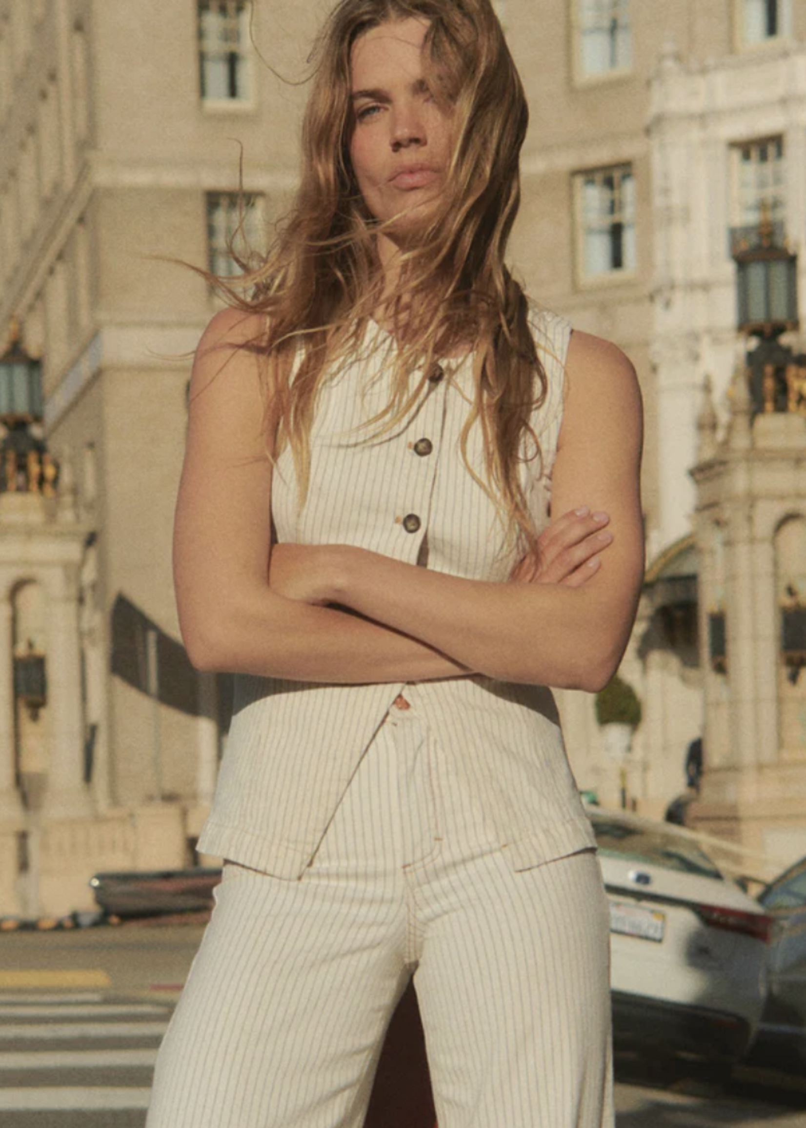 MARINE LAYER MARINE LAYER CHARLIE LONGLINE VEST