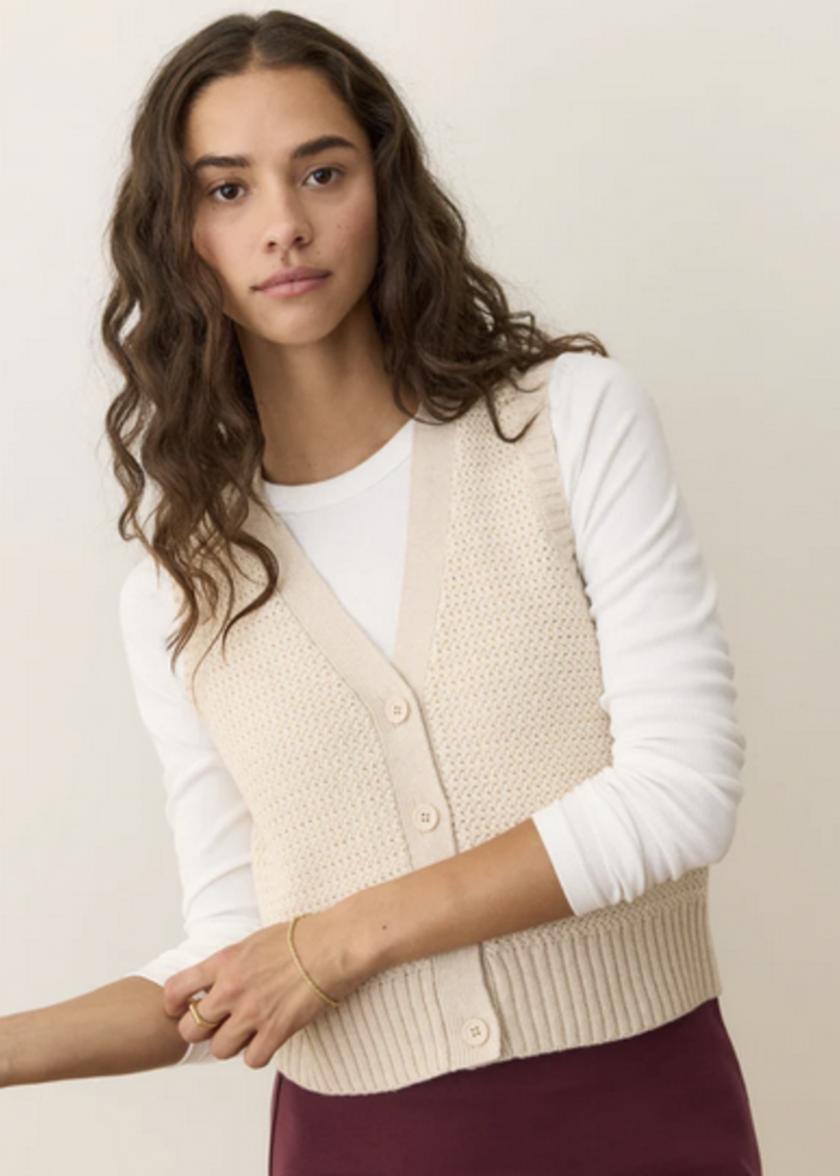 MARINE LAYER MARINE LAYER ROBIN SWEATER VEST