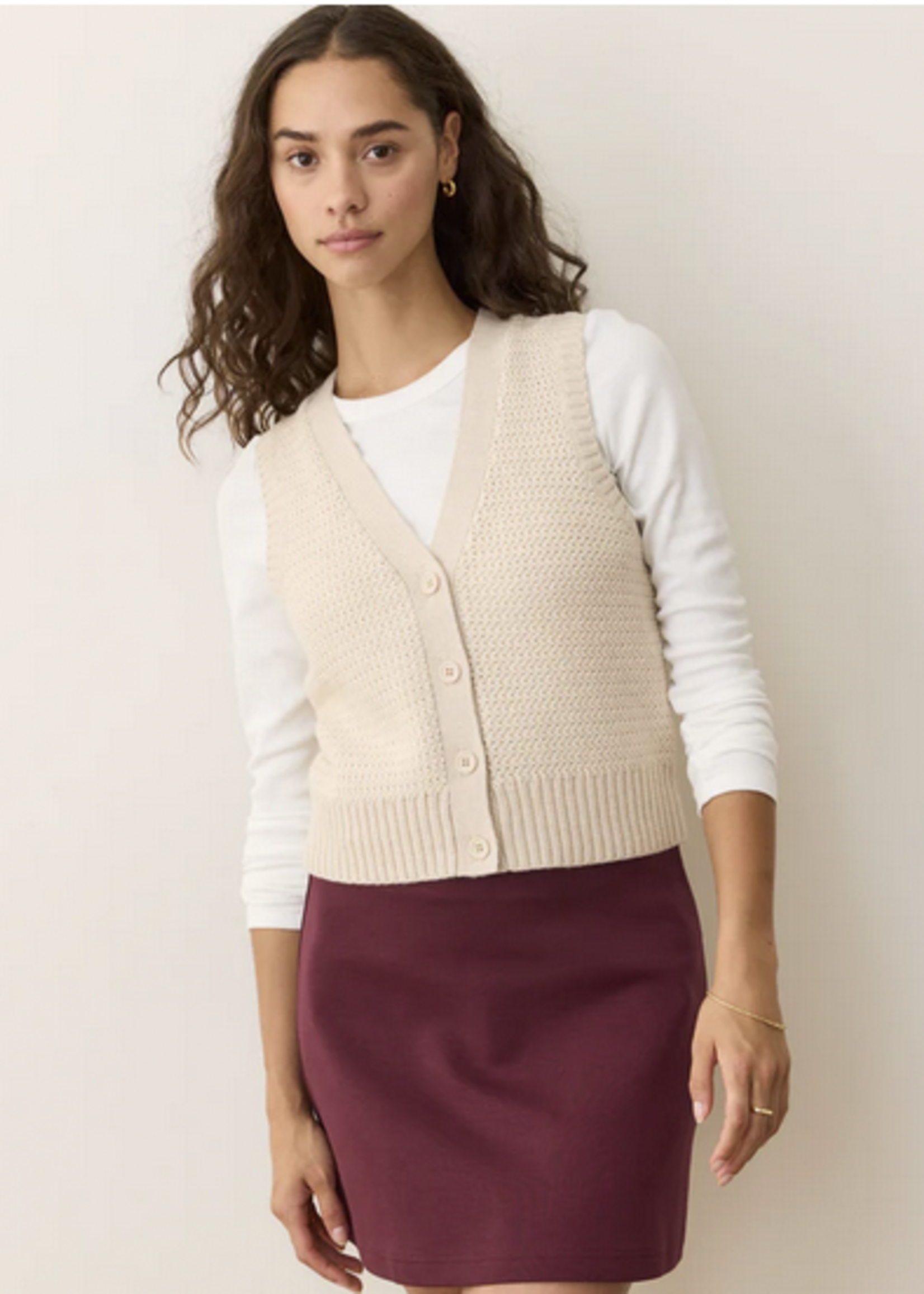 MARINE LAYER MARINE LAYER ROBIN SWEATER VEST