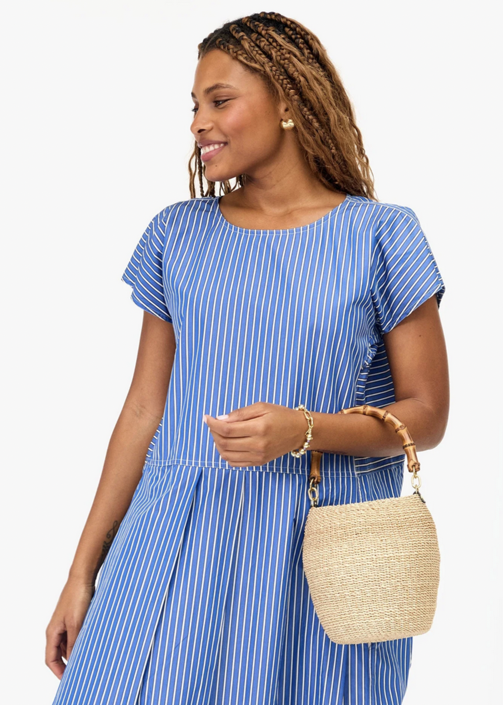 CLARE V. CLARE V. POT DE MIEL W/BAMBOO HANDLE