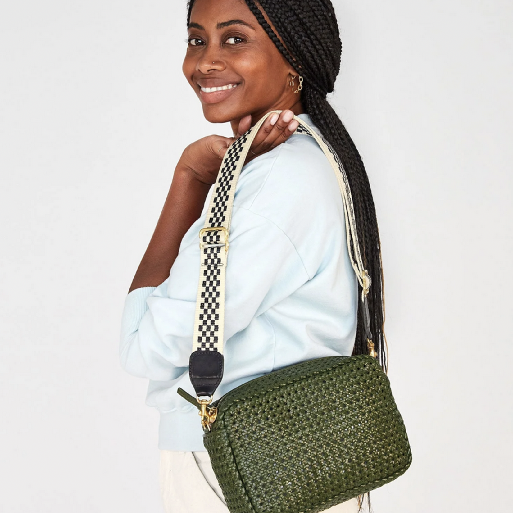 CLARE V. CLARE V. ADJUSTABLE CROSSBODY STRAP