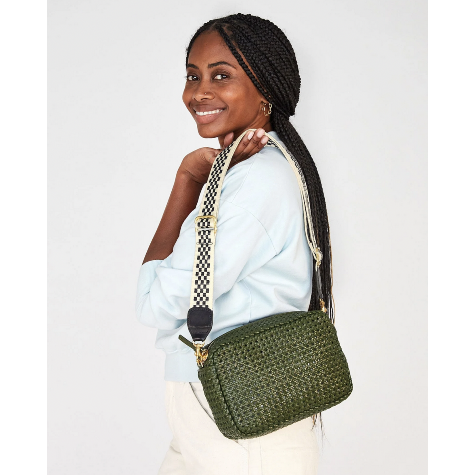 CLARE V. CLARE V. ADJUSTABLE CROSSBODY STRAP