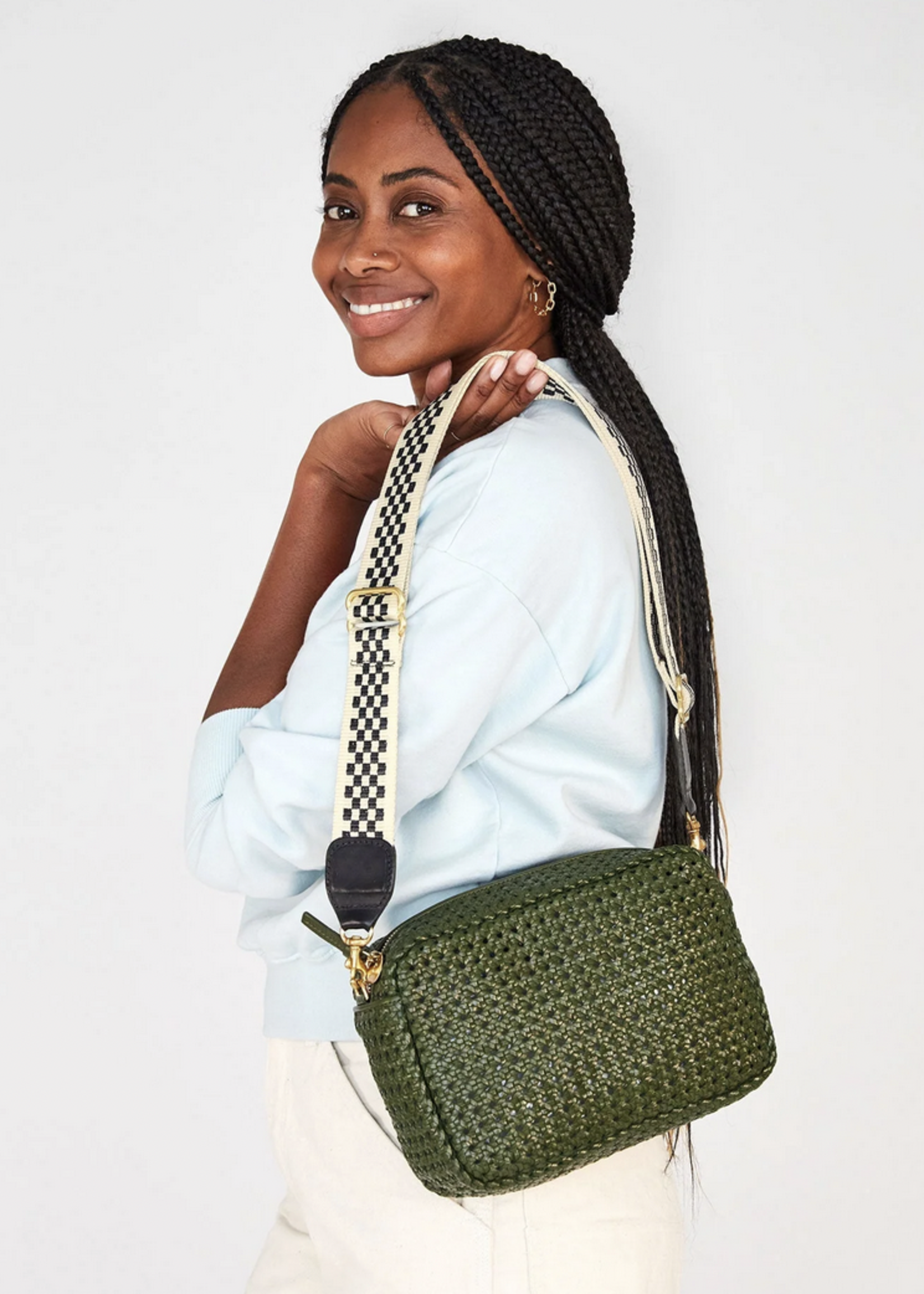 CLARE V. CLARE V. ADJUSTABLE CROSSBODY STRAP