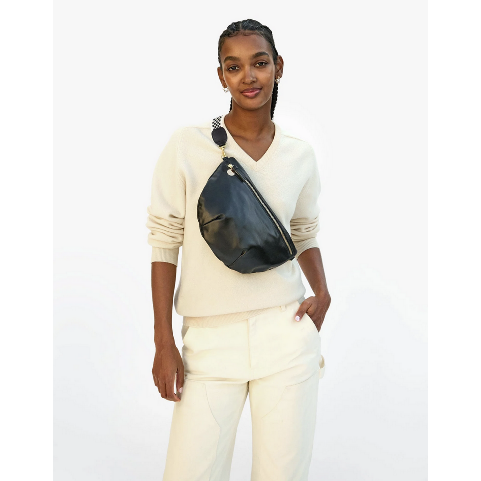 CLARE V. CLARE V. ADJUSTABLE CROSSBODY STRAP