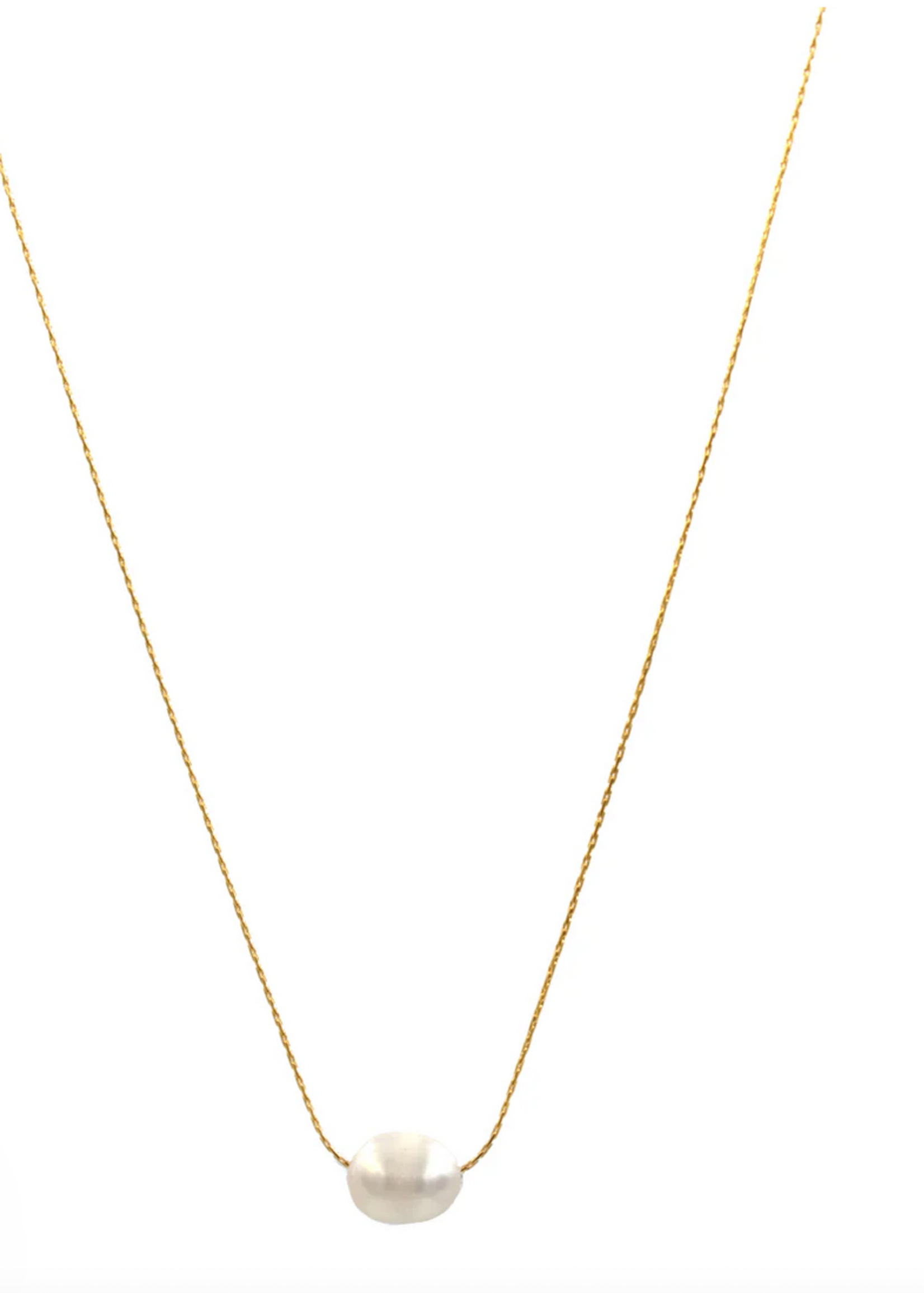 PARADIGM PARADIGM FLOATING PEARL NECKLACE