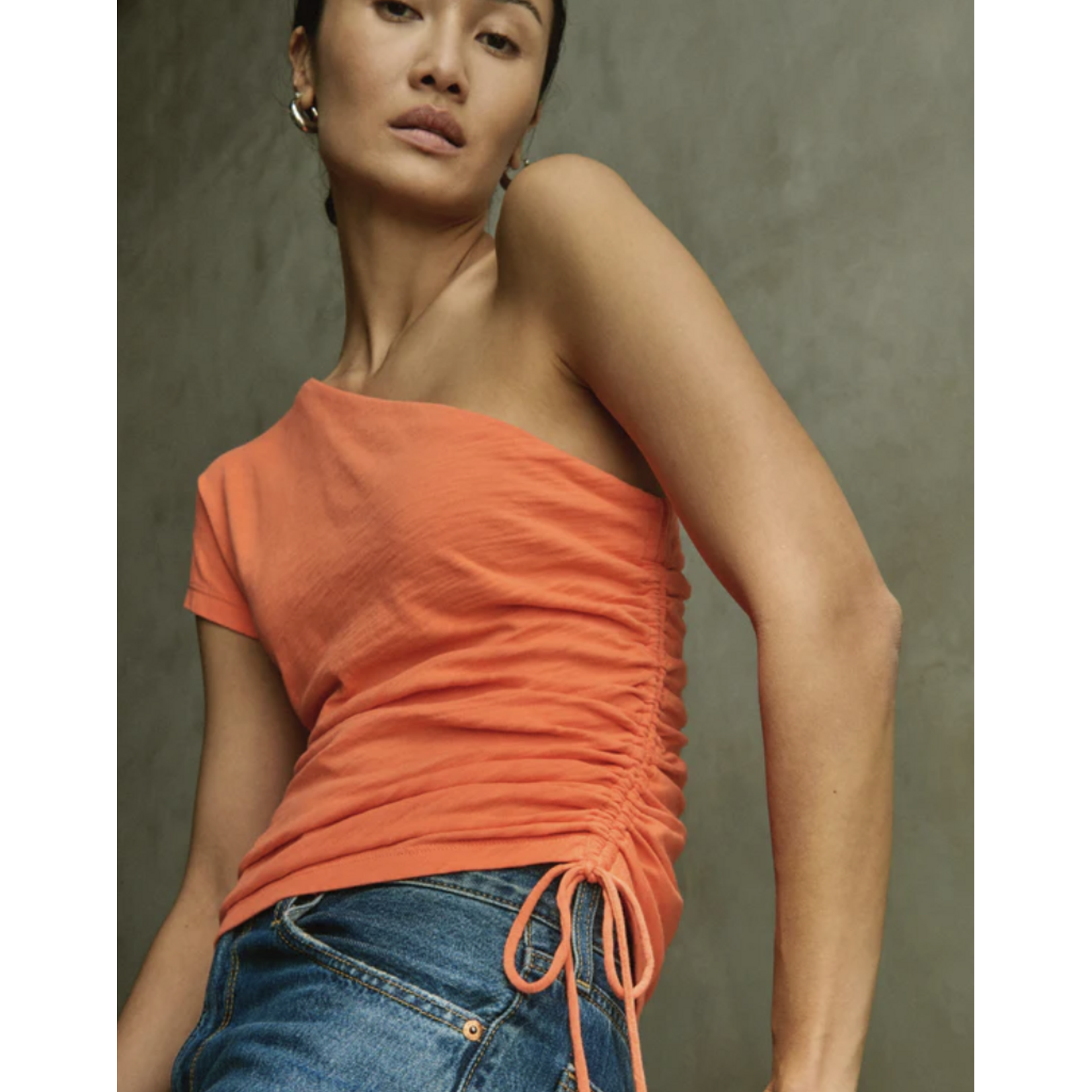 NATION LTD NATION JAYLEN ASYMMETRICAL TEE