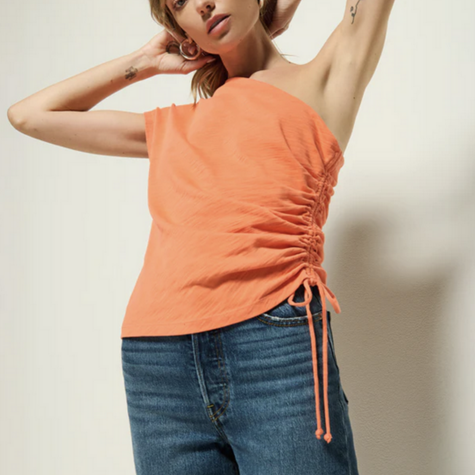 NATION LTD NATION JAYLEN ASYMMETRICAL TEE