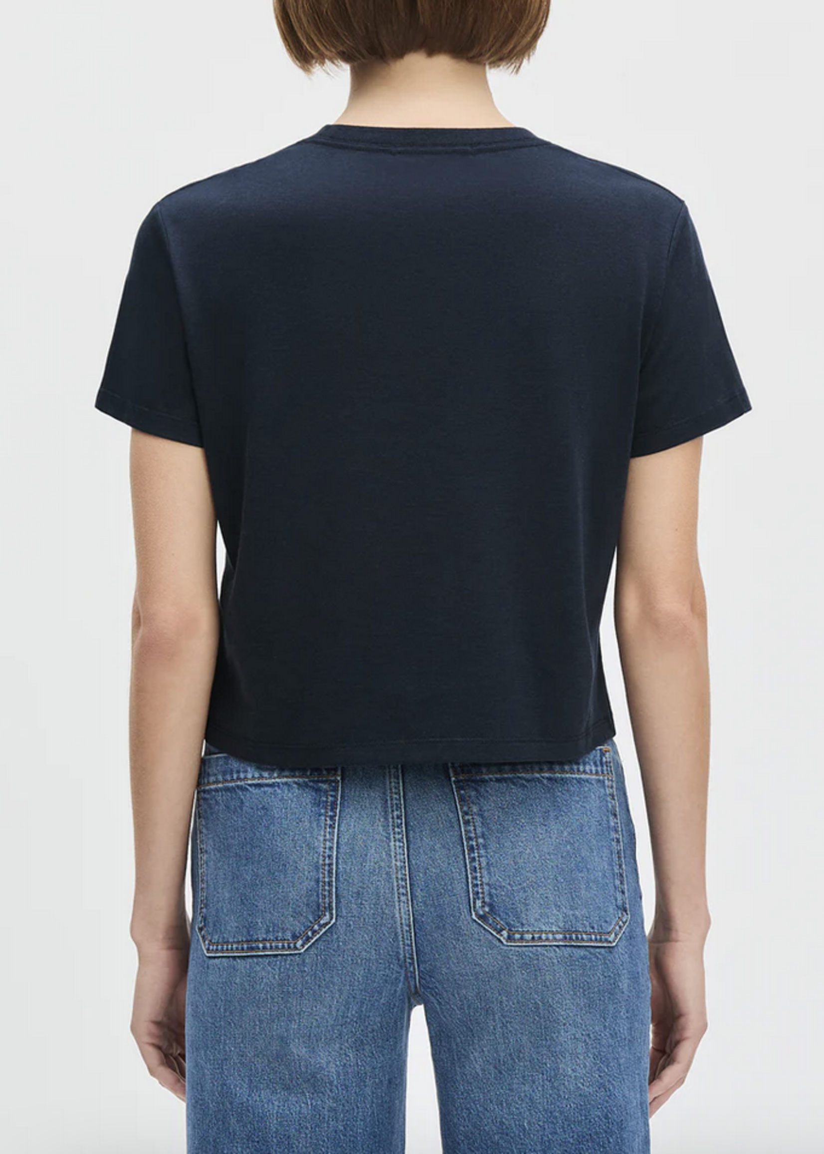 FAVORITE DAUGHTER FAVORITE DAUGHTER CROPPED COLLEGIATE TEE