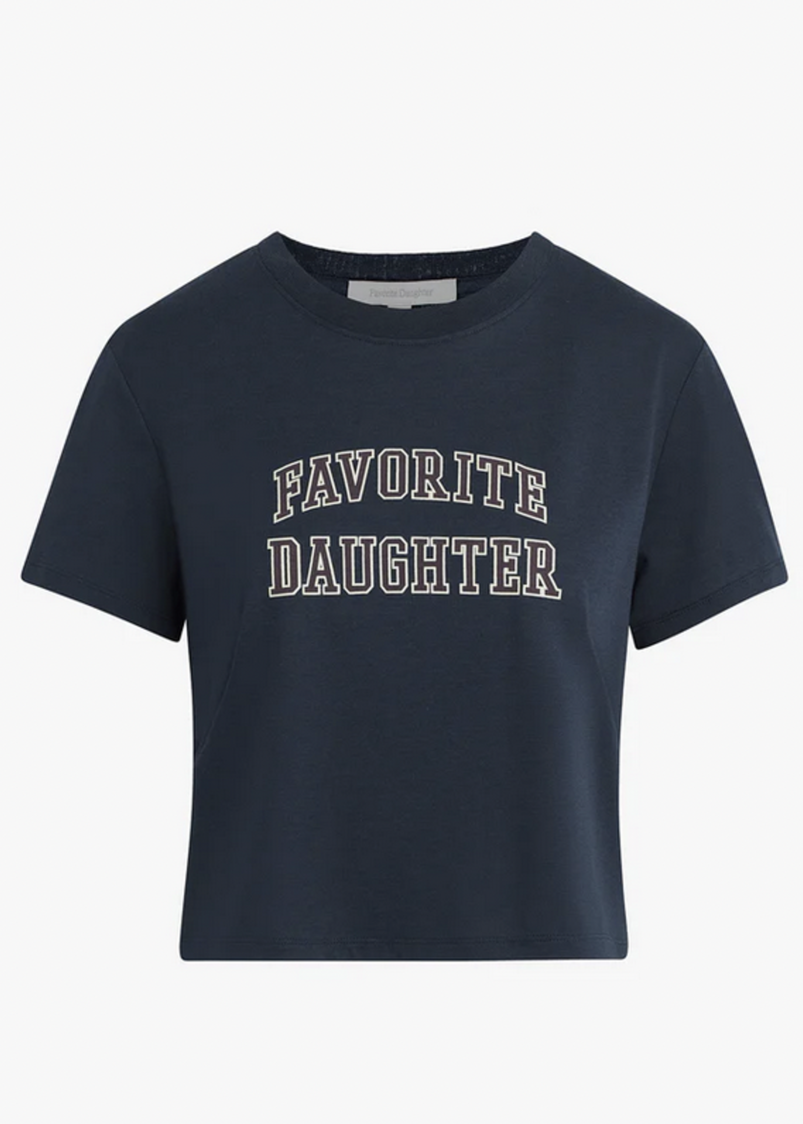 FAVORITE DAUGHTER FAVORITE DAUGHTER CROPPED COLLEGIATE TEE
