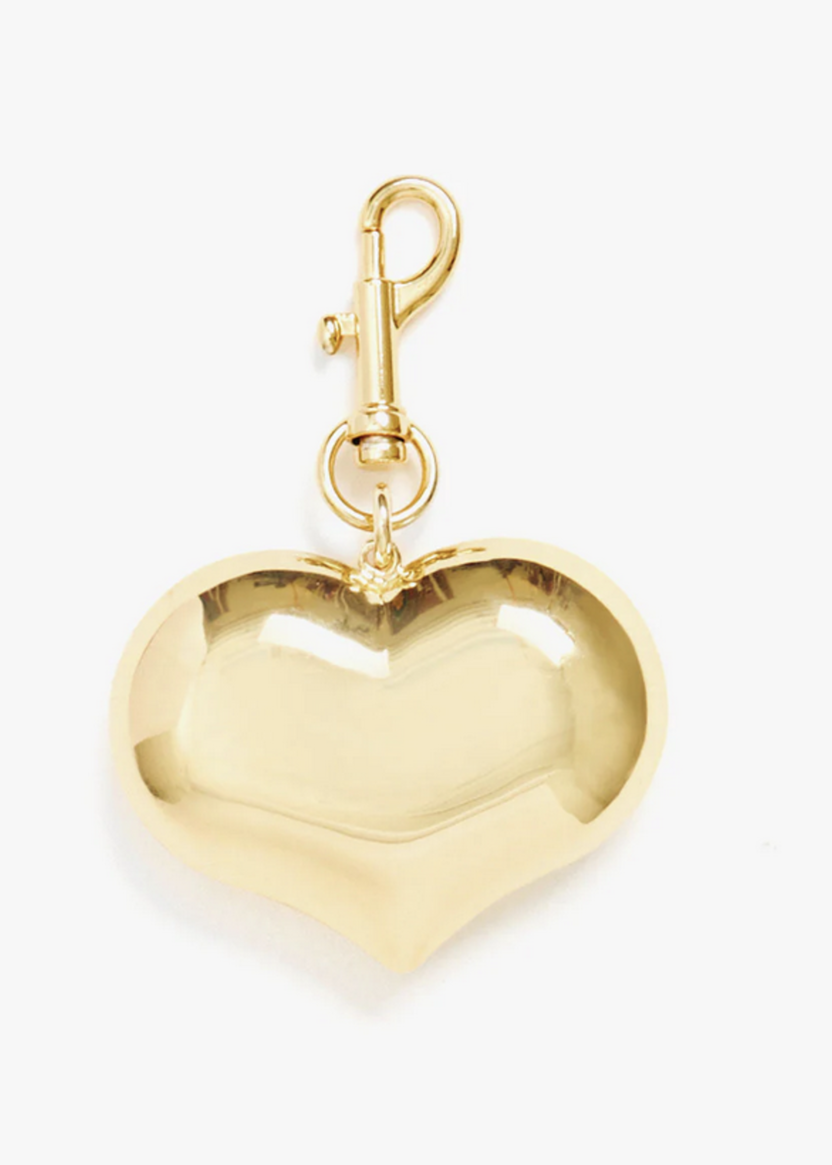 CLARE V. CLARE V. GRAND MYLAR HEART FOB
