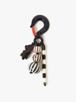 CLARE V. CLARE V. BEADED STRIPE FOB