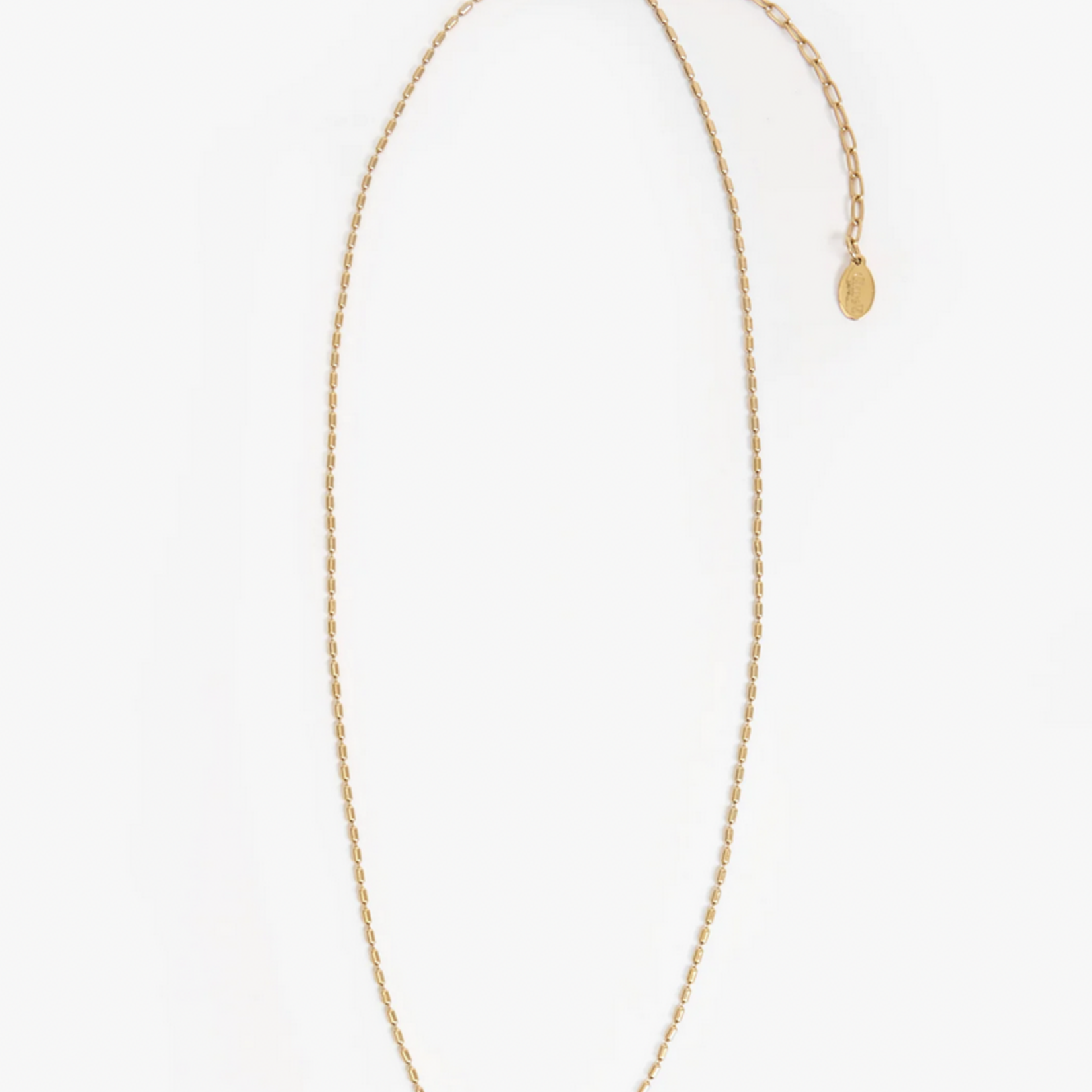 CLARE V. CLARE V. BARREL CHAIN NECKLACE