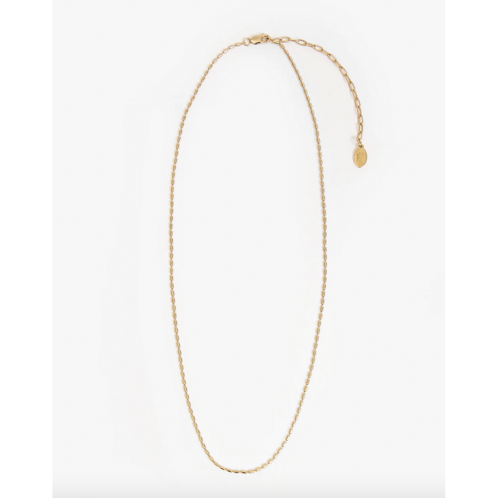 CLARE V. CLARE V. BARREL CHAIN NECKLACE
