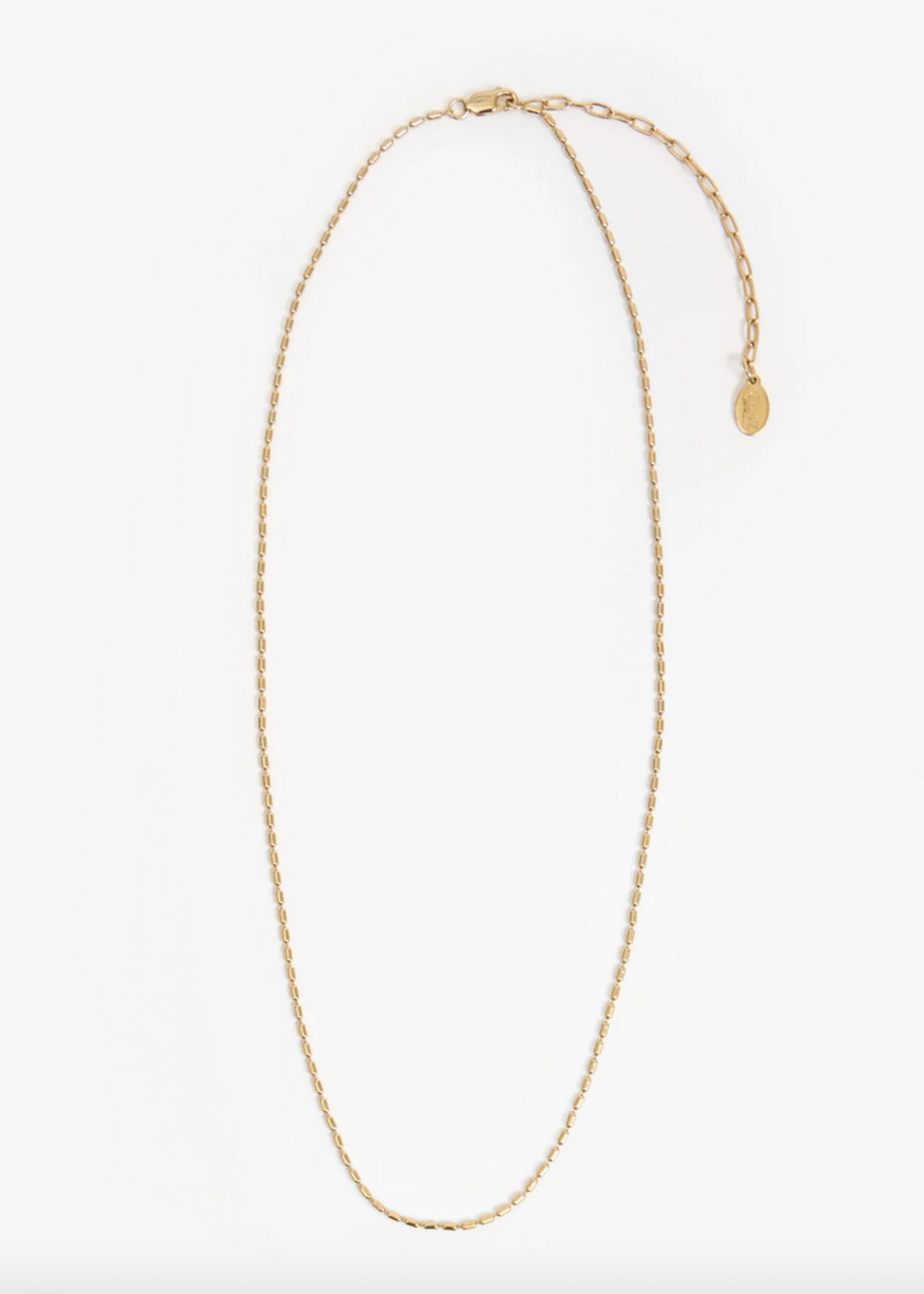 CLARE V. CLARE V. BARREL CHAIN NECKLACE