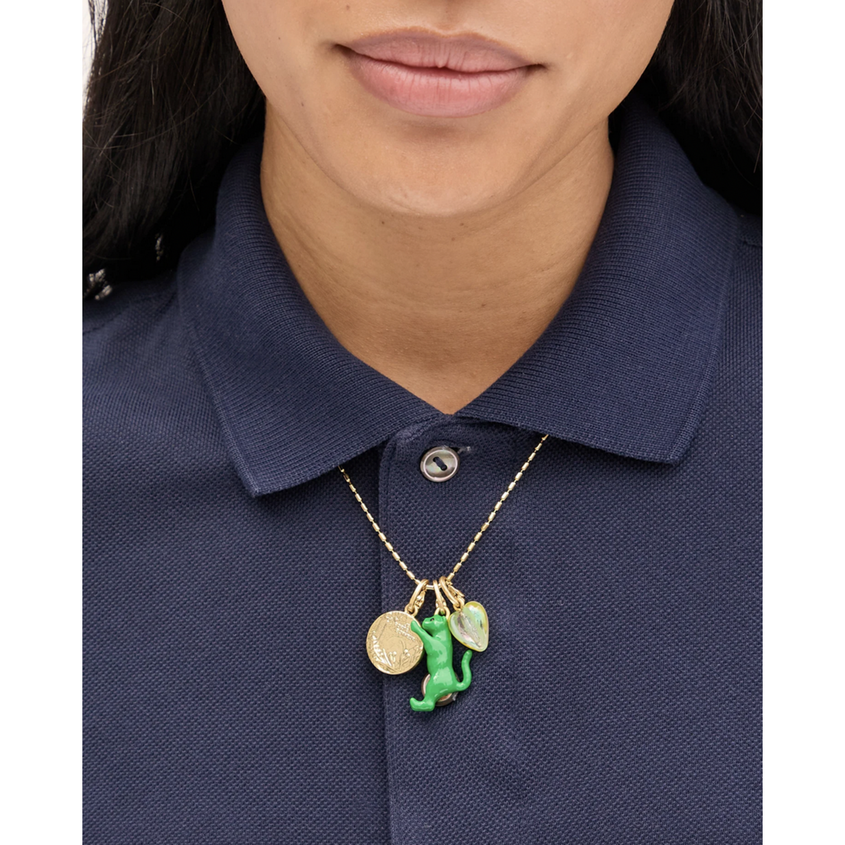 CLARE V. CLARE V. BARREL CHAIN NECKLACE
