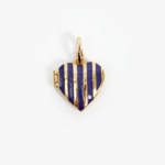 CLARE V. CLARE V. STRIPE HEART LOCKET