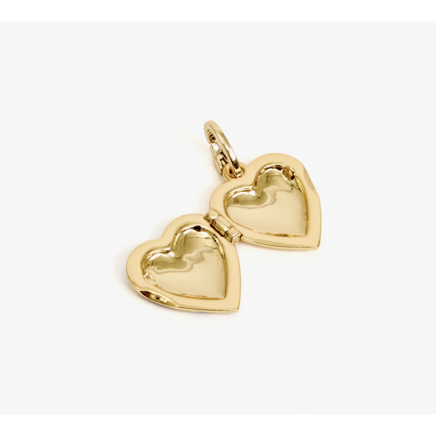 CLARE V. CLARE V. STRIPE HEART LOCKET