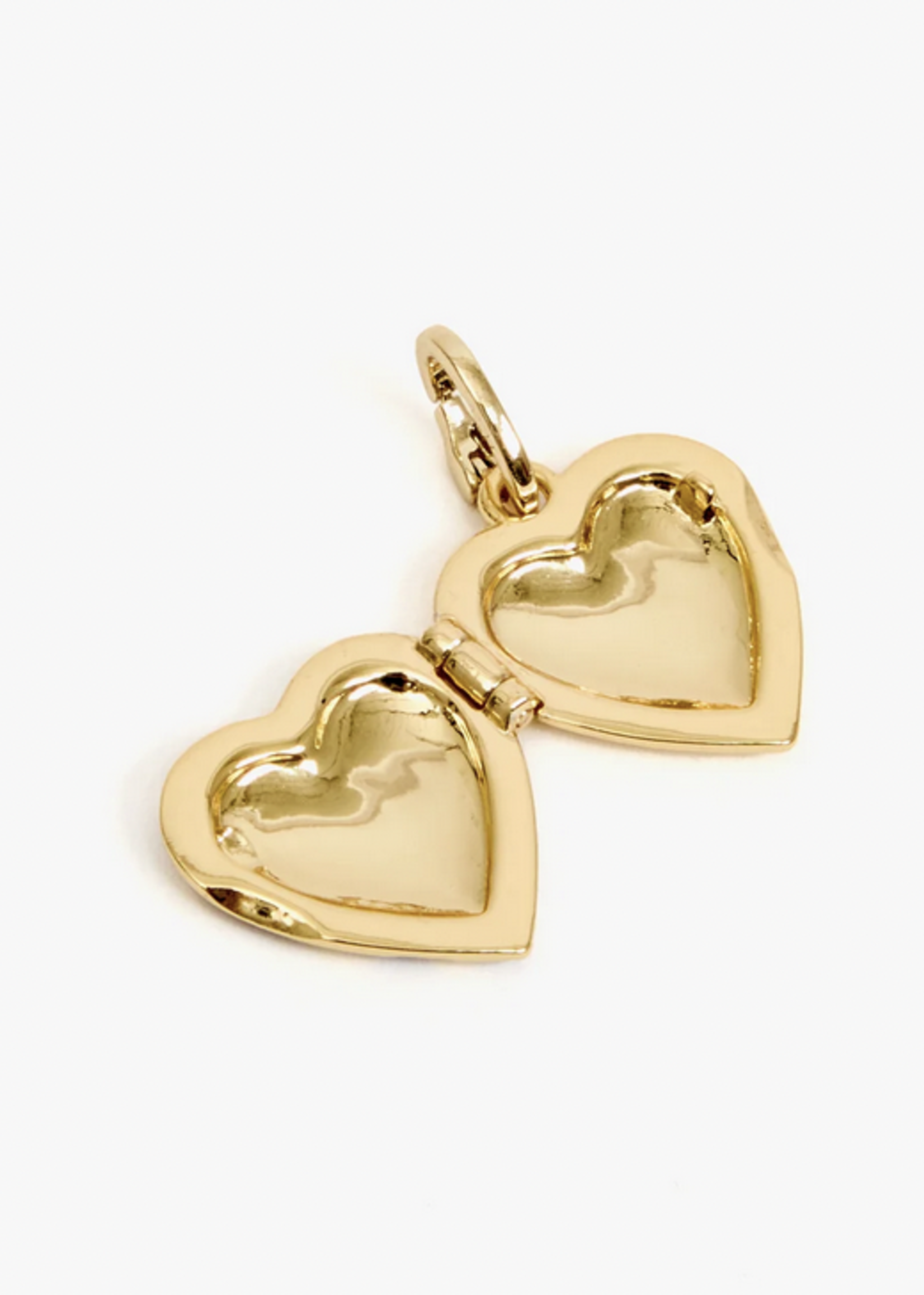CLARE V. CLARE V. STRIPE HEART LOCKET
