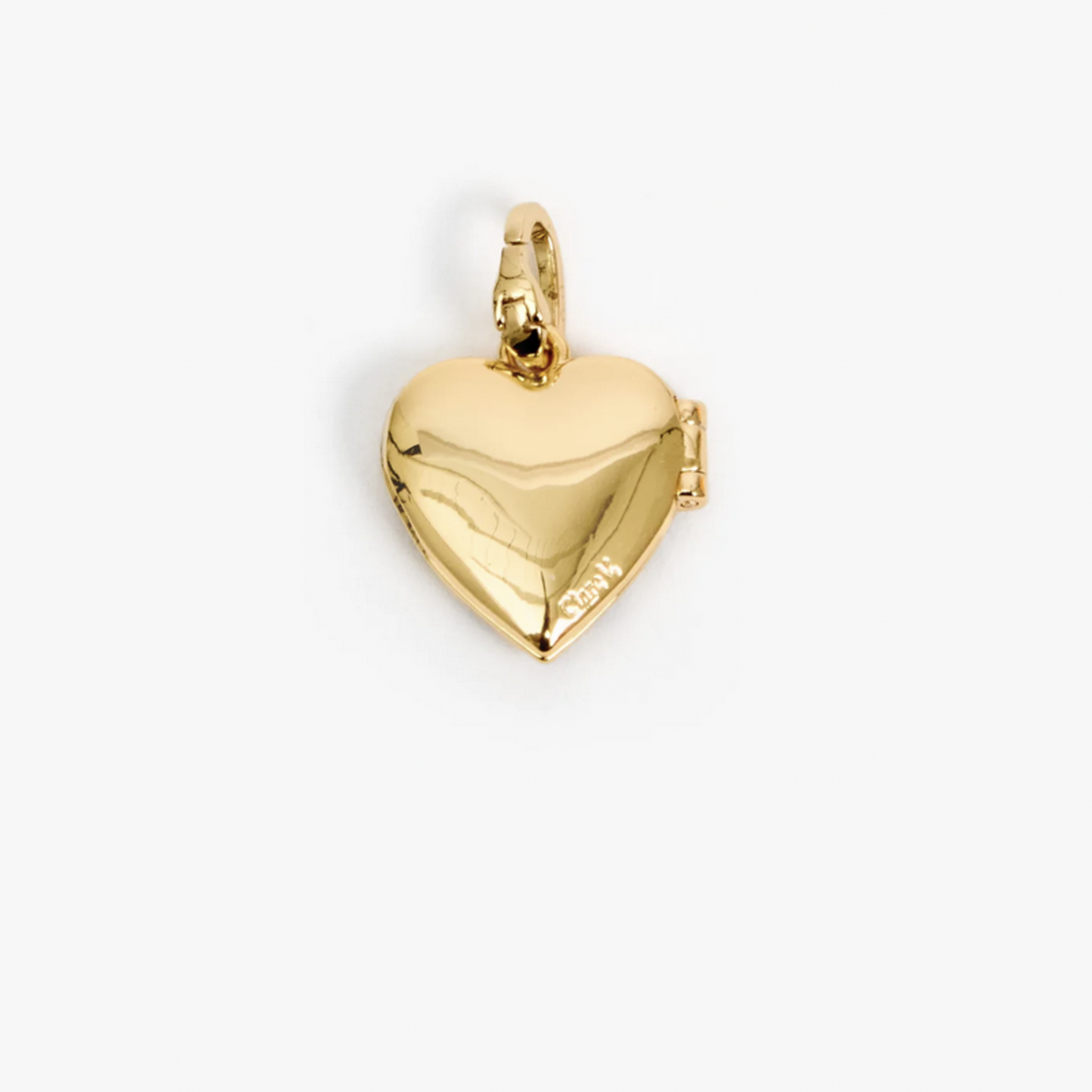 CLARE V. CLARE V. STRIPE HEART LOCKET