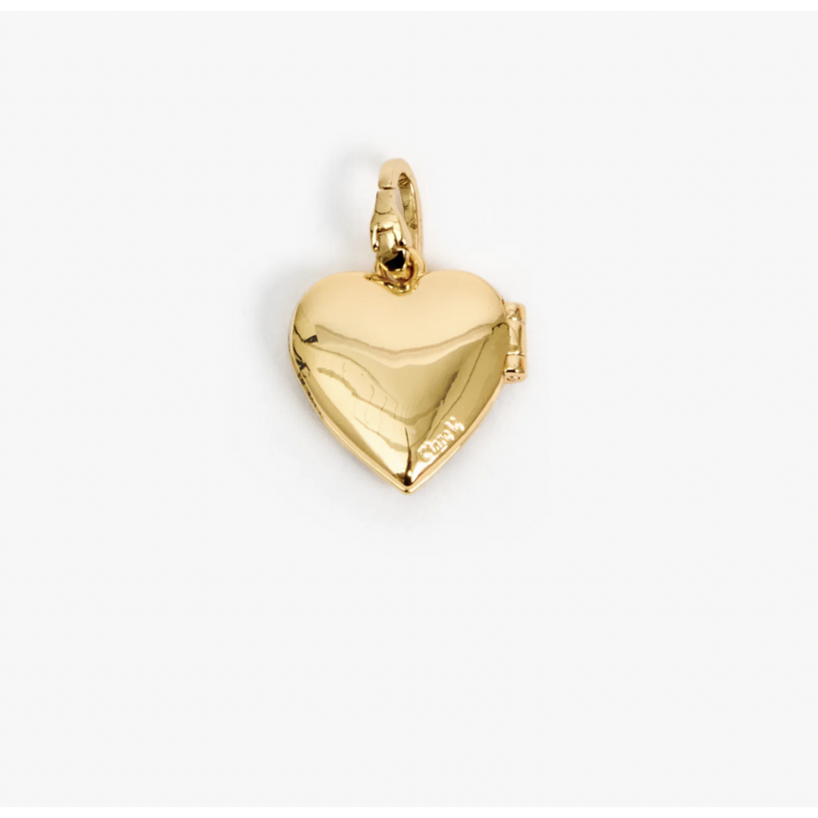 CLARE V. CLARE V. STRIPE HEART LOCKET
