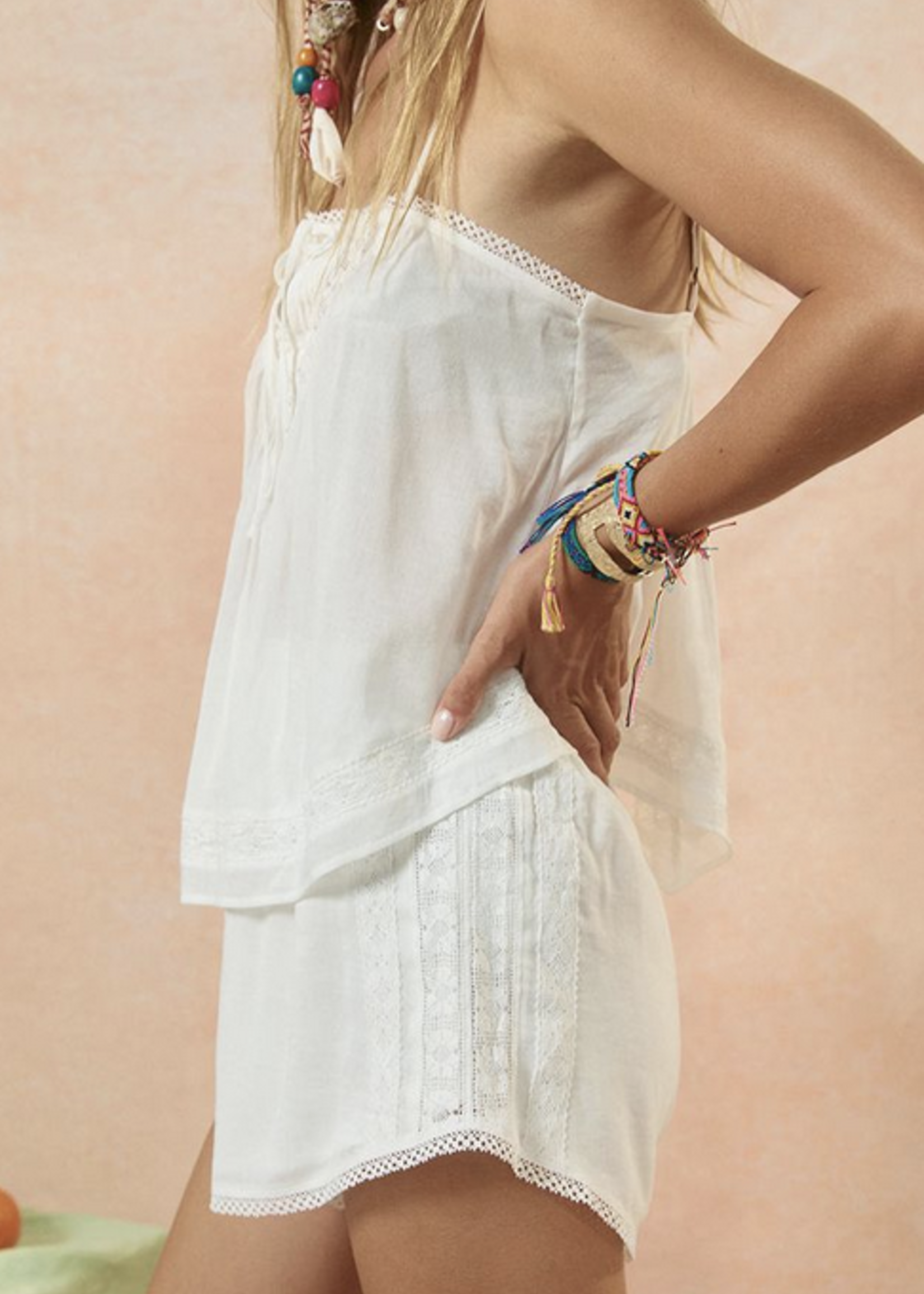 SPELL SPELL HERA LACE SHORT