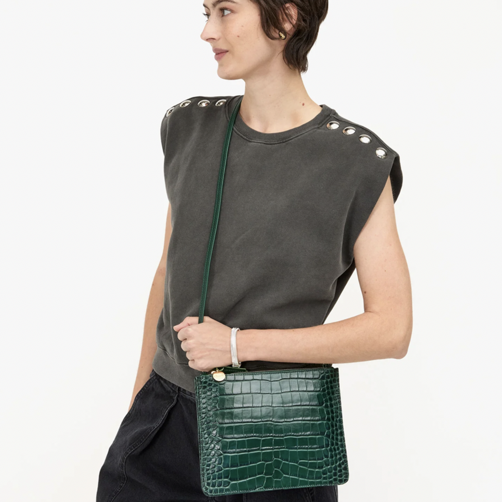 CLARE V. CLARE V. MARGOT DOUBLE SAC BRETELLE