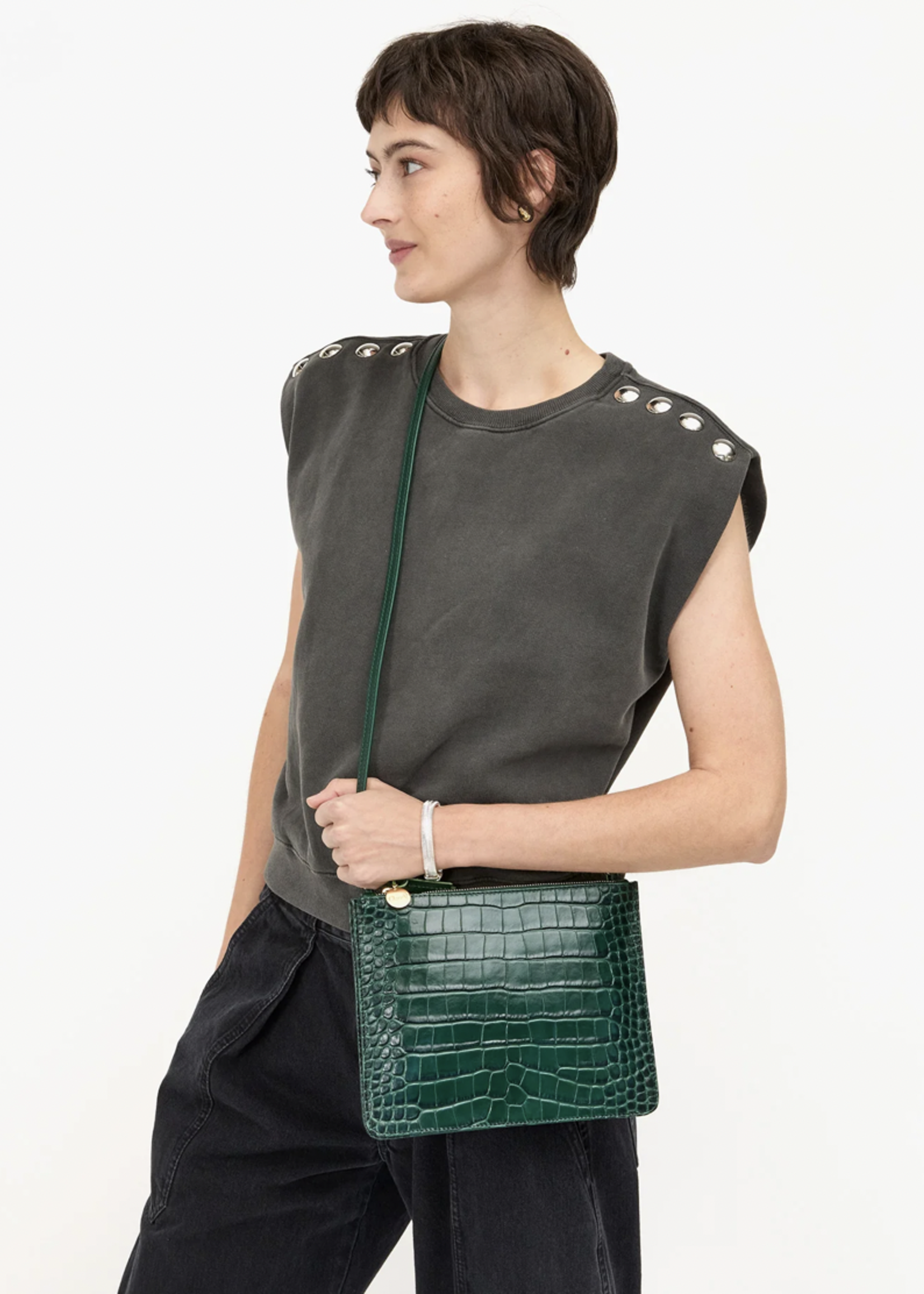 CLARE V. CLARE V. MARGOT DOUBLE SAC BRETELLE