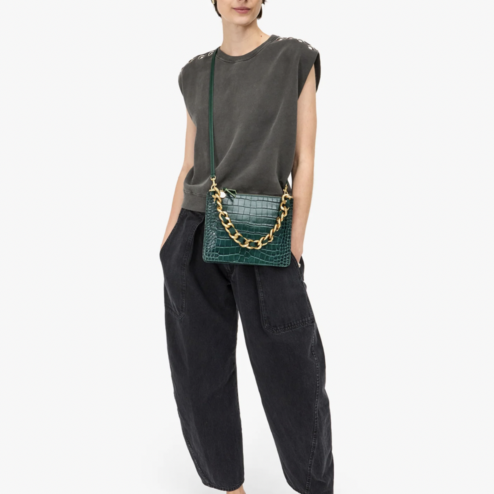 CLARE V. CLARE V. MARGOT DOUBLE SAC BRETELLE