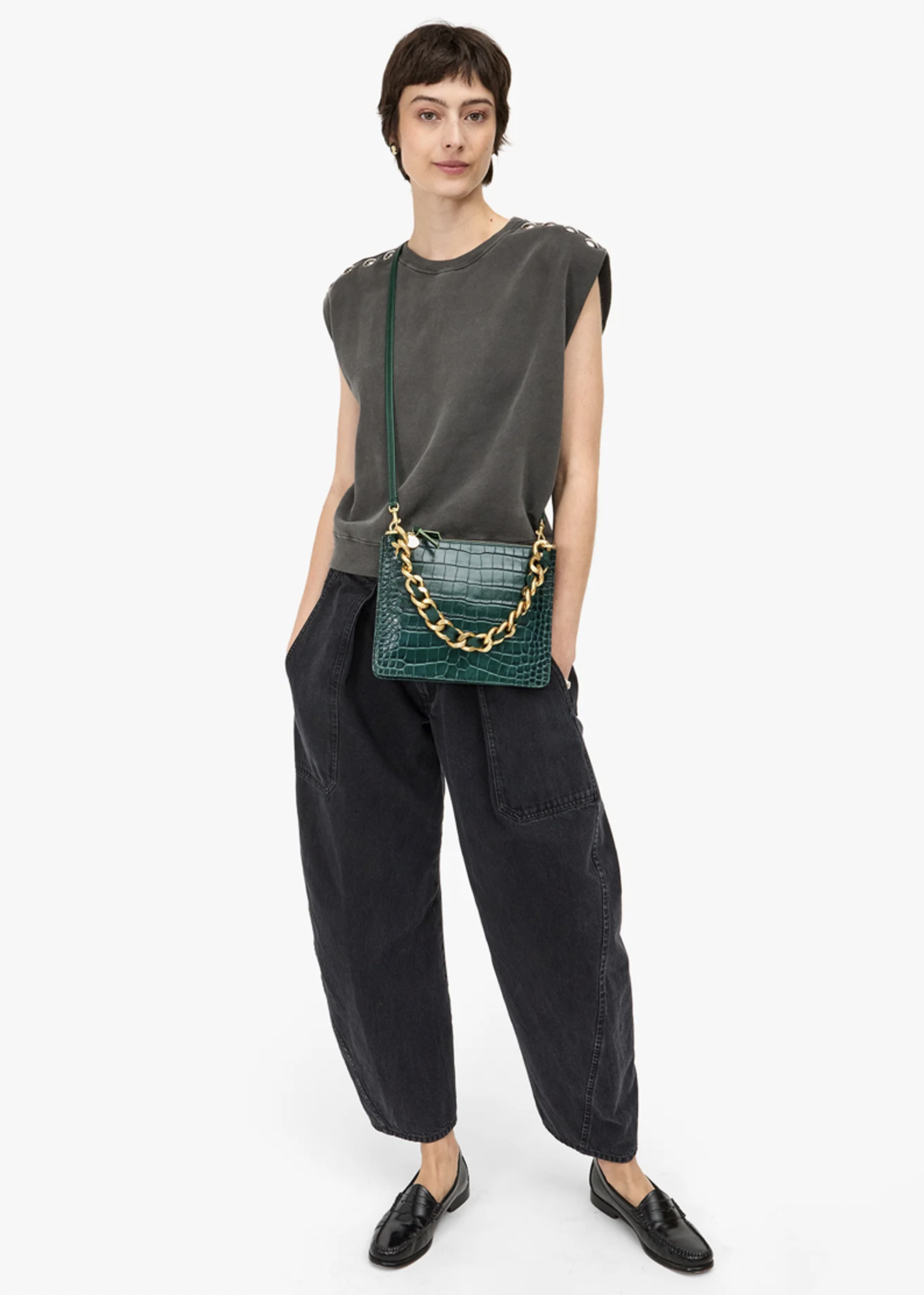 CLARE V. CLARE V. MARGOT DOUBLE SAC BRETELLE