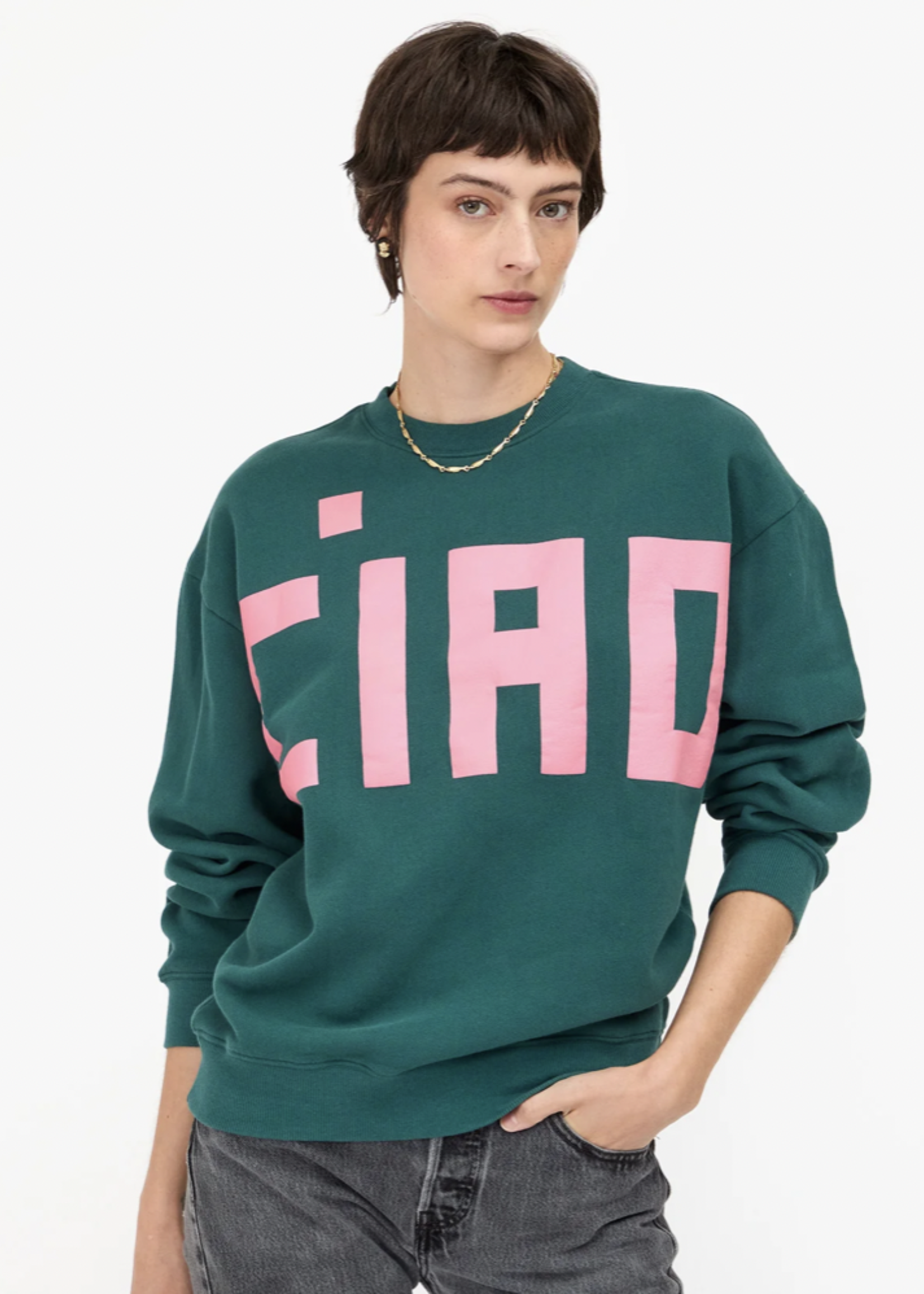 CLARE V. CLARE V. OVERSIZED SWEATSHIRT