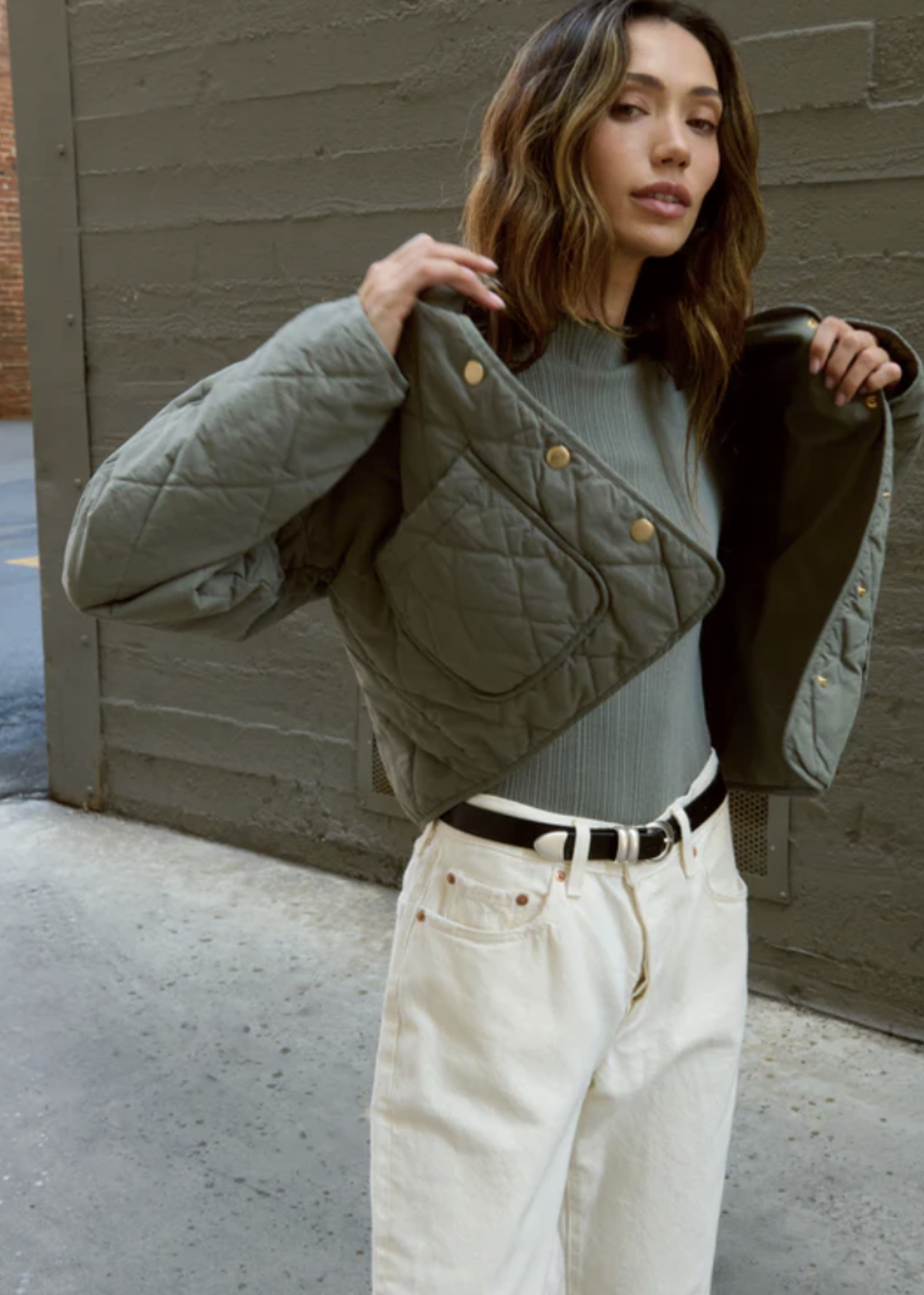 NATION LTD NATION ASPEN QUILTED JACKET