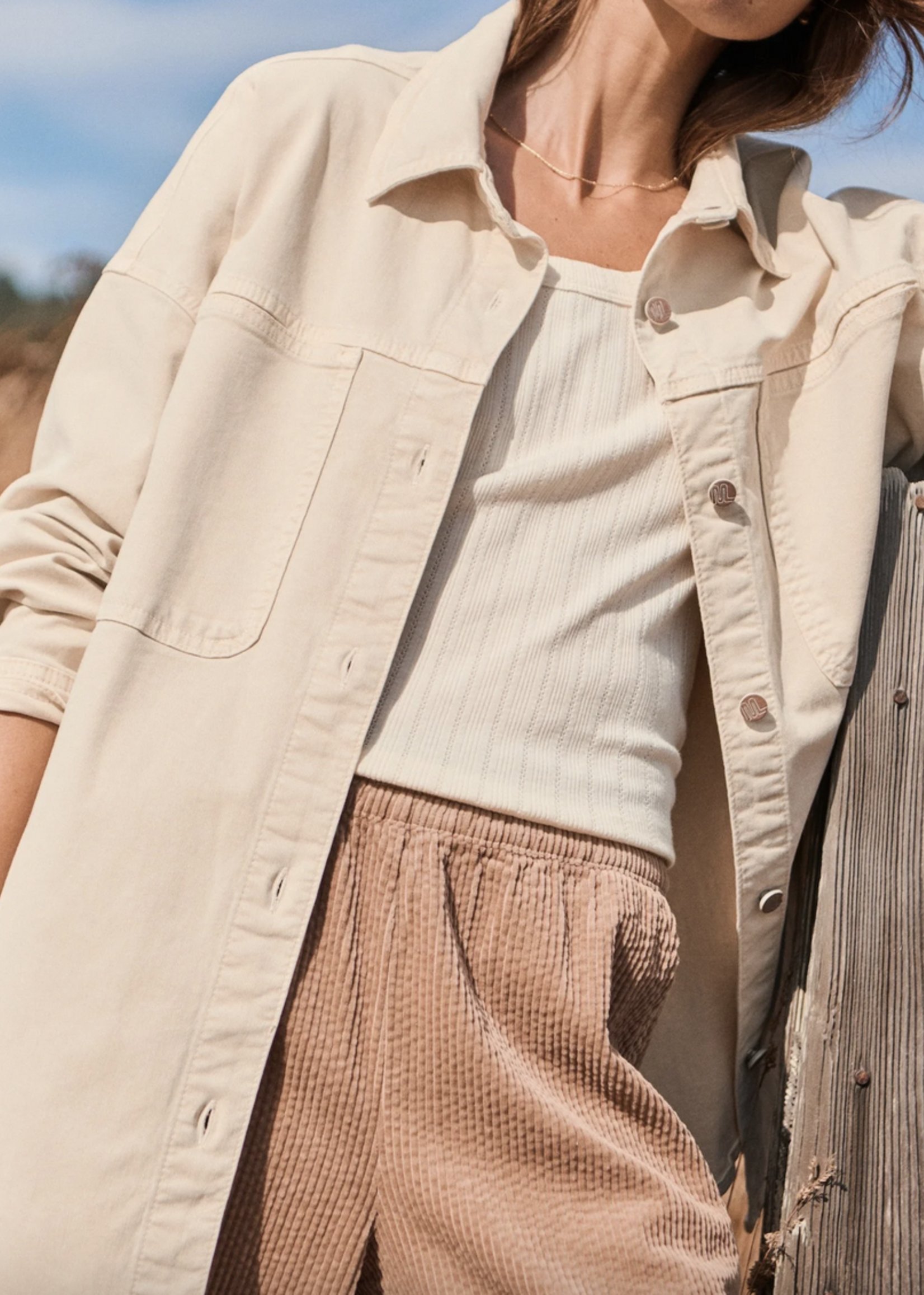 MARINE LAYER MARINE LAYER MOLLY OVERSIZED SHIRT JACKET