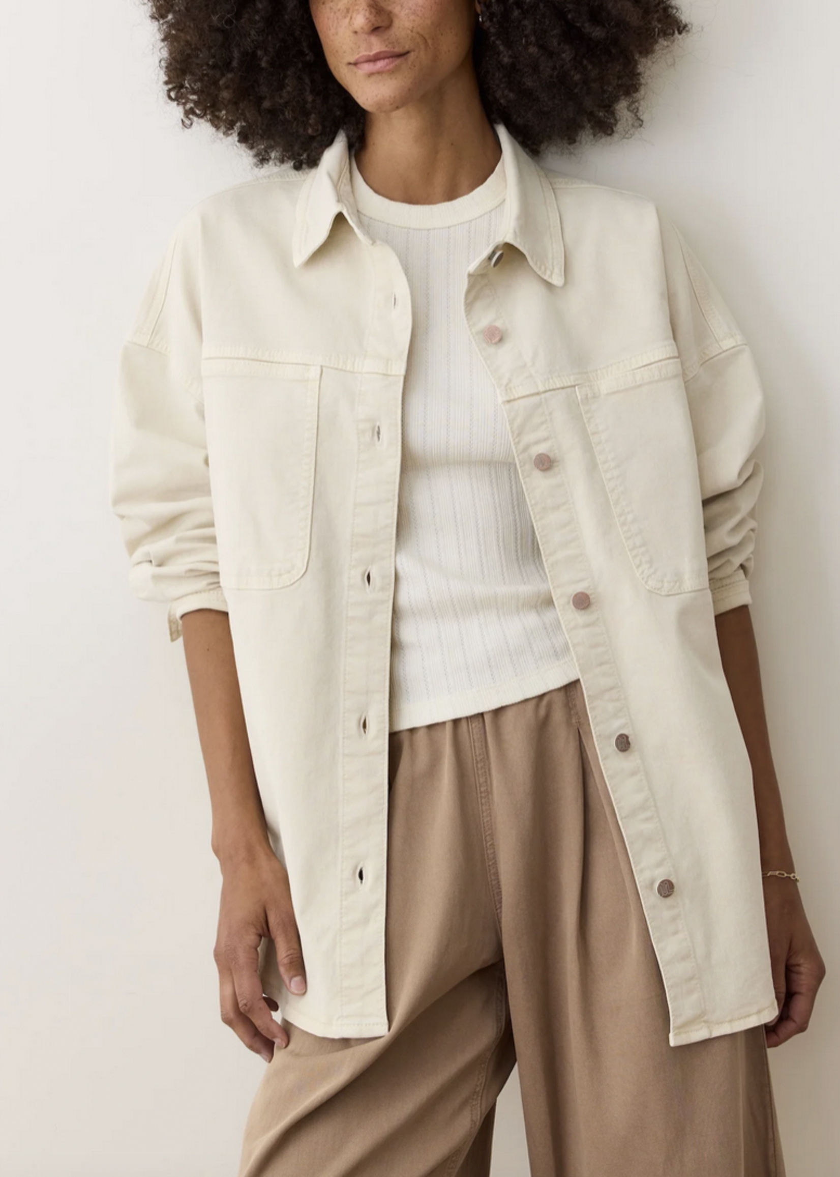 MARINE LAYER MARINE LAYER MOLLY OVERSIZED SHIRT JACKET