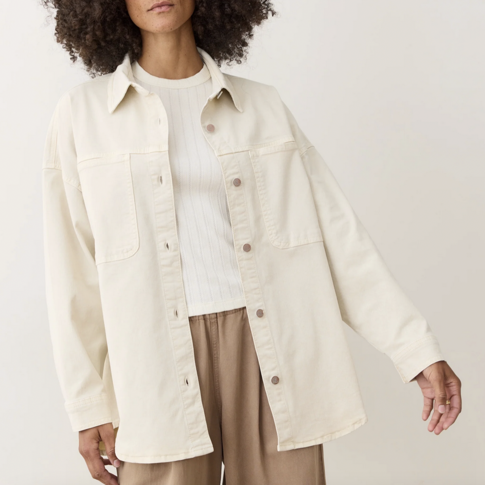 MARINE LAYER MARINE LAYER MOLLY OVERSIZED SHIRT JACKET