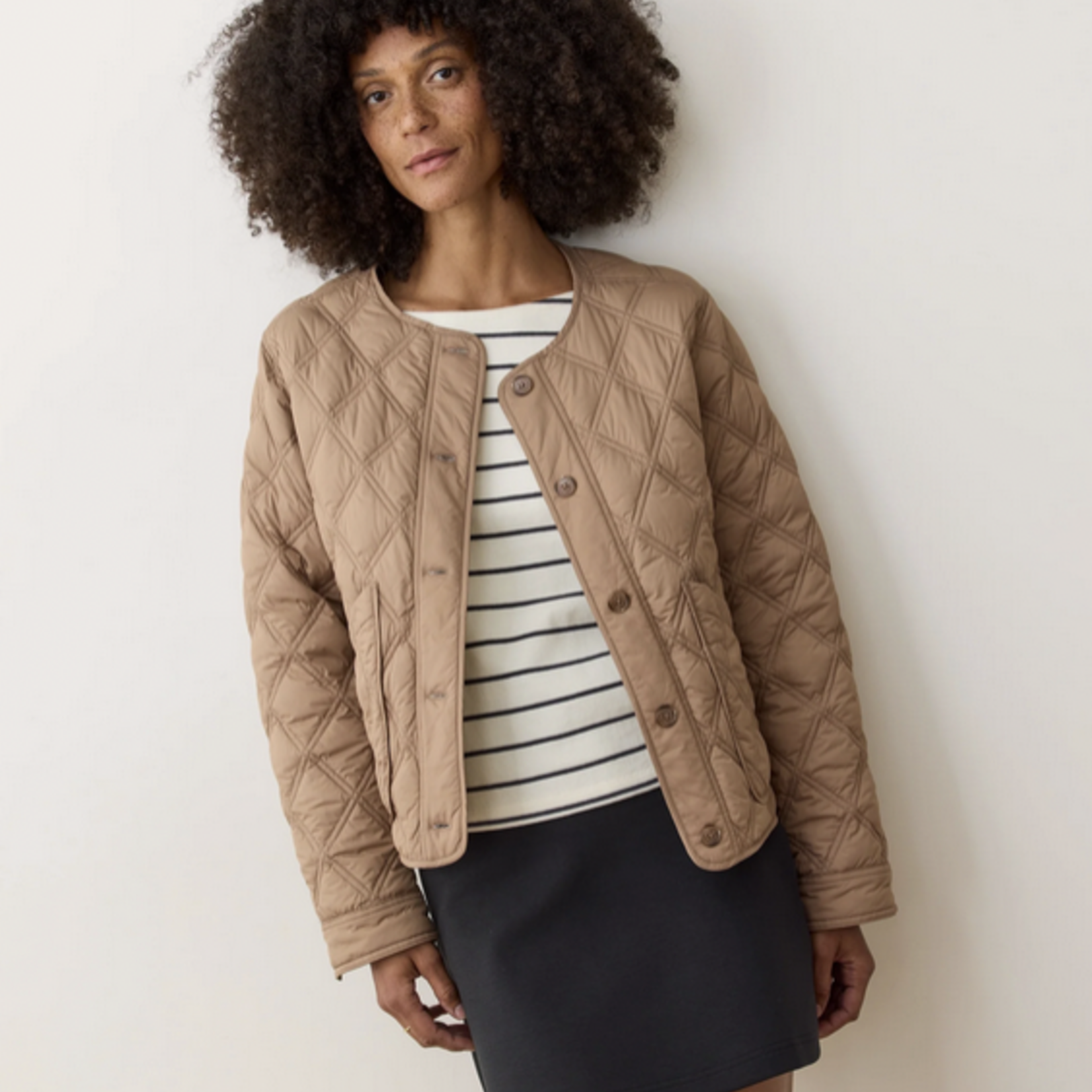 MARINE LAYER MARINE LAYER MARINA QUILTED LINER JACKET