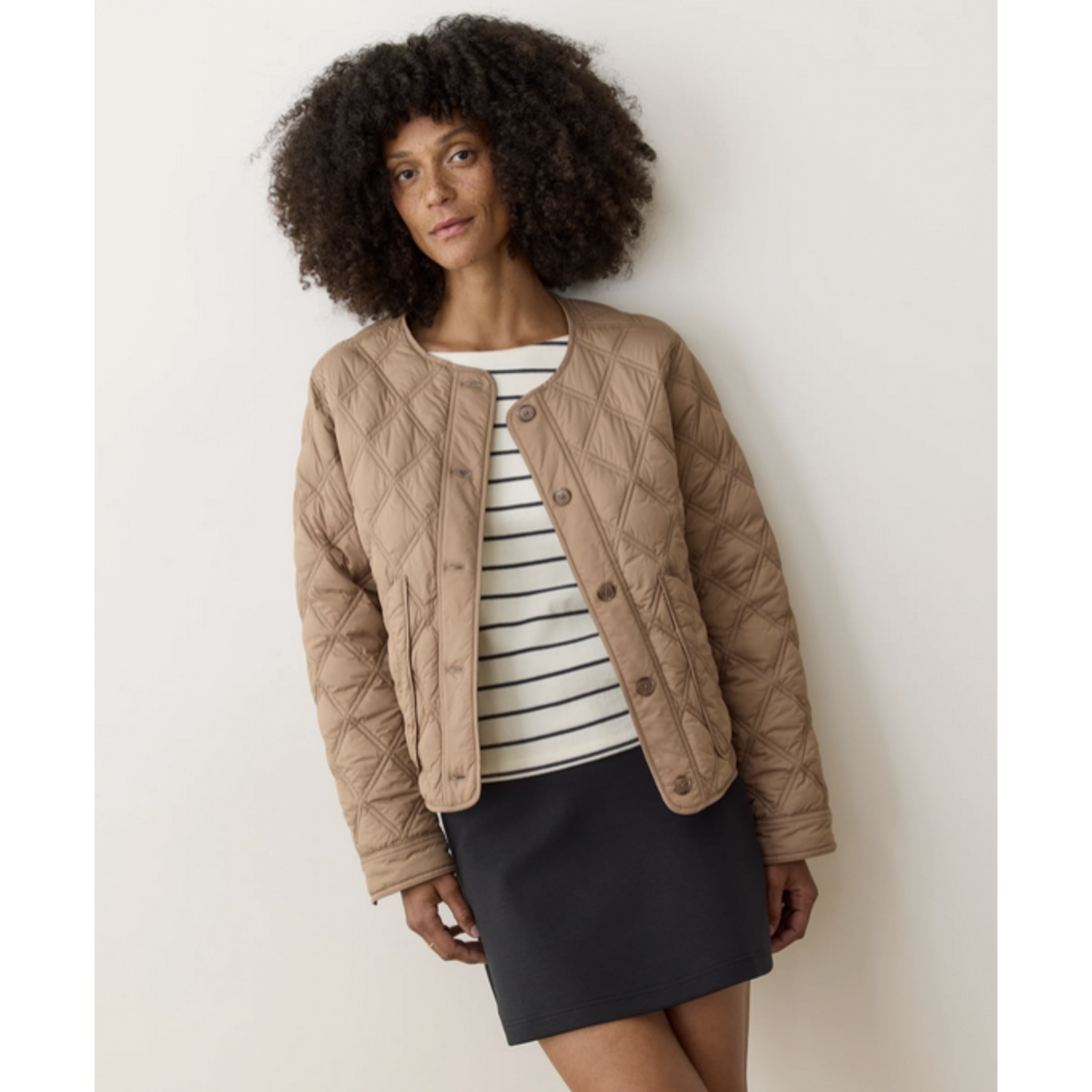 MARINE LAYER MARINE LAYER MARINA QUILTED LINER JACKET