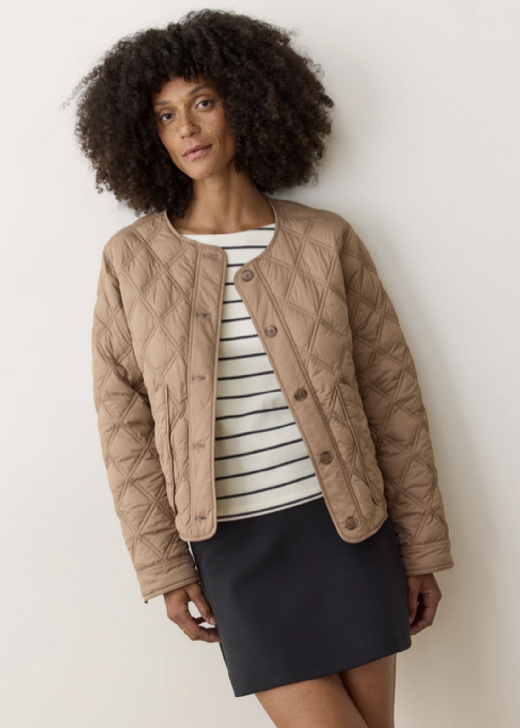 MARINE LAYER MARINE LAYER MARINA QUILTED LINER JACKET