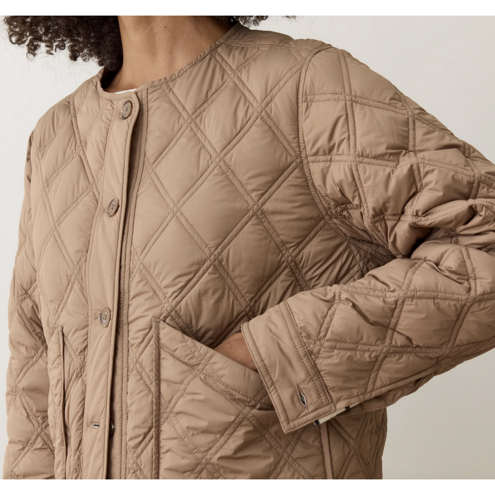 MARINE LAYER MARINE LAYER MARINA QUILTED LINER JACKET