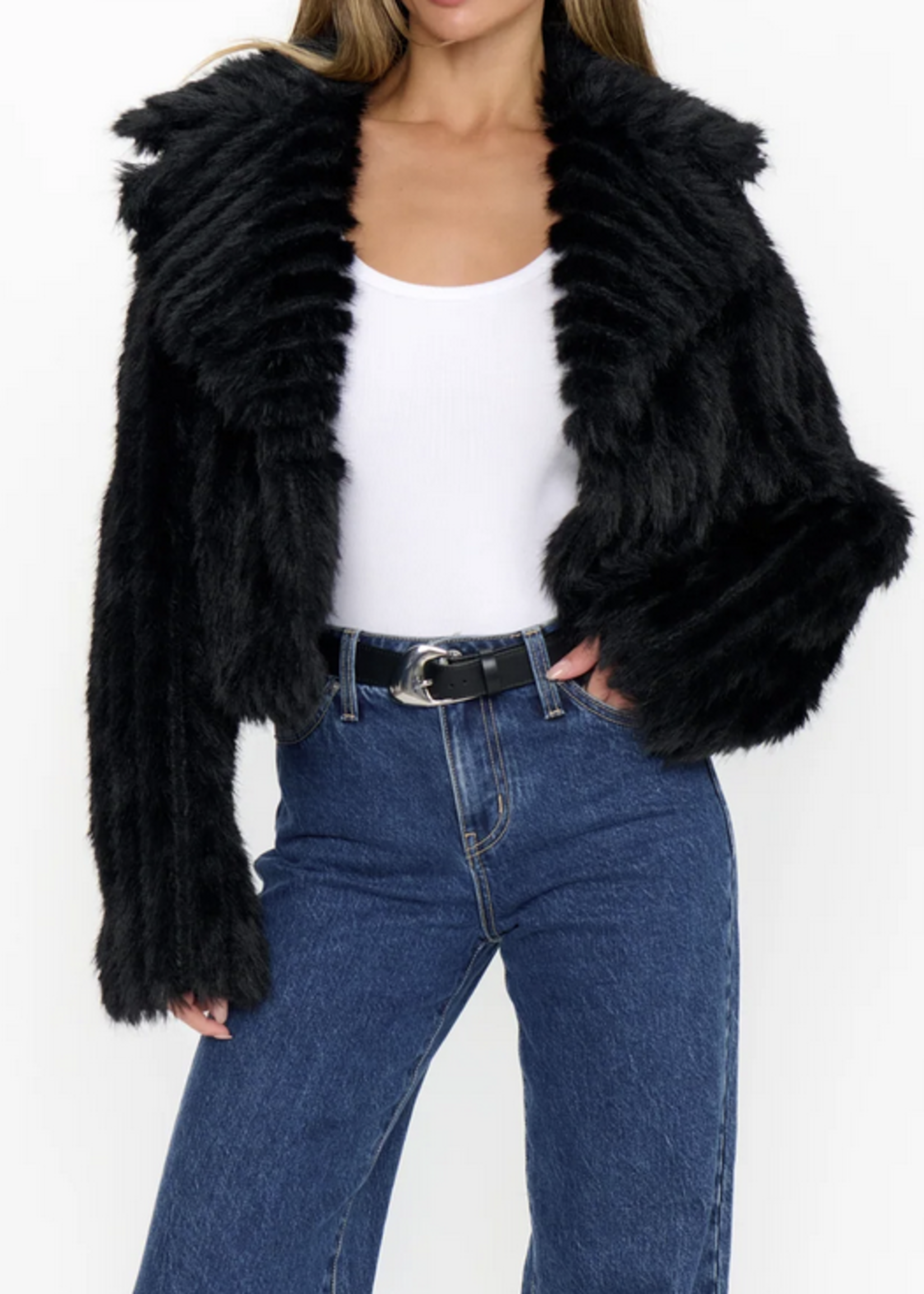 SHOW ME YOUR MUMU SHOW ME YOUR MUMU SALT LAKE CITY CROPPED JACKET