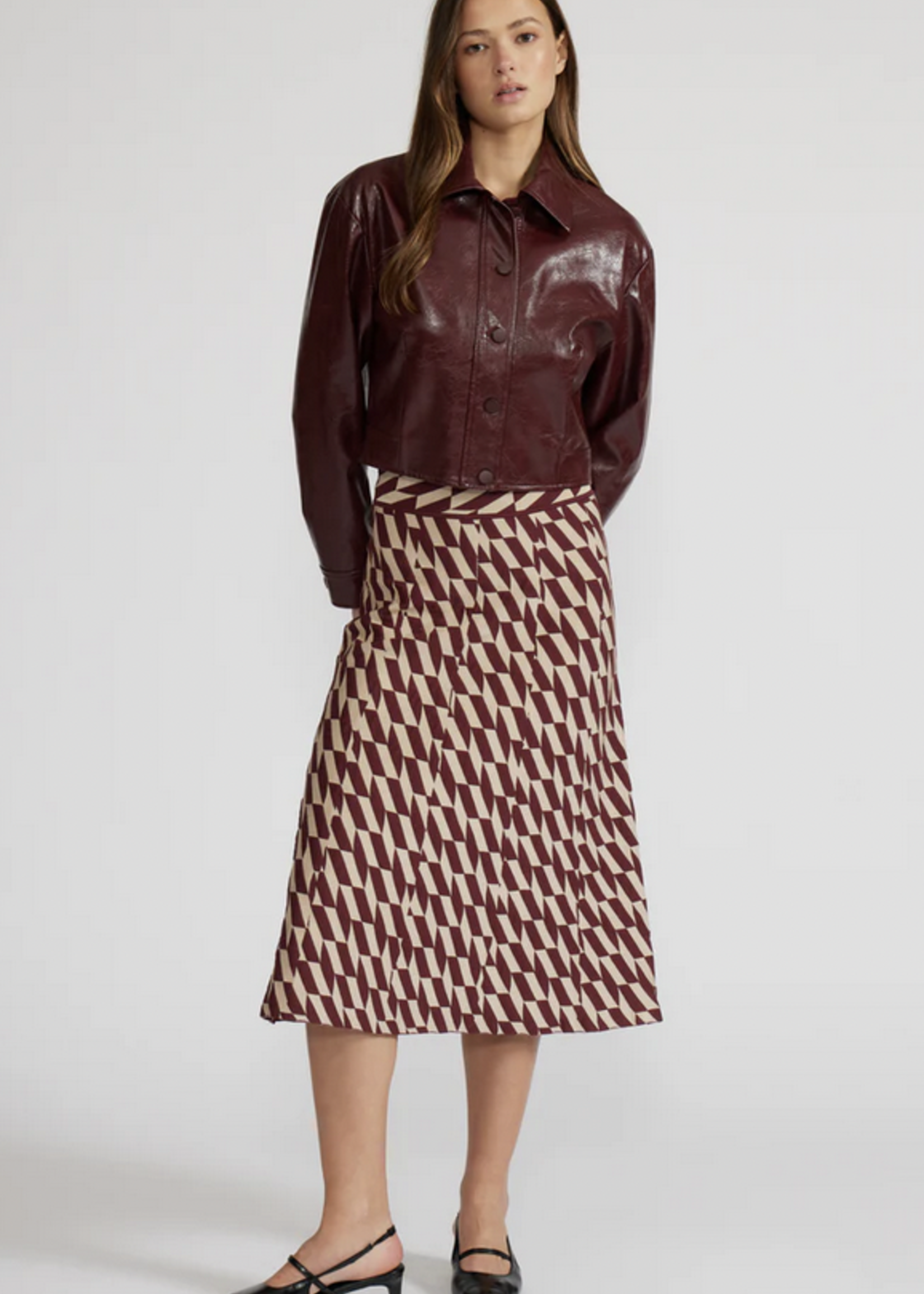 LUCY PARIS LUCY PARIS CALEB FAUX LEATHER JACKET