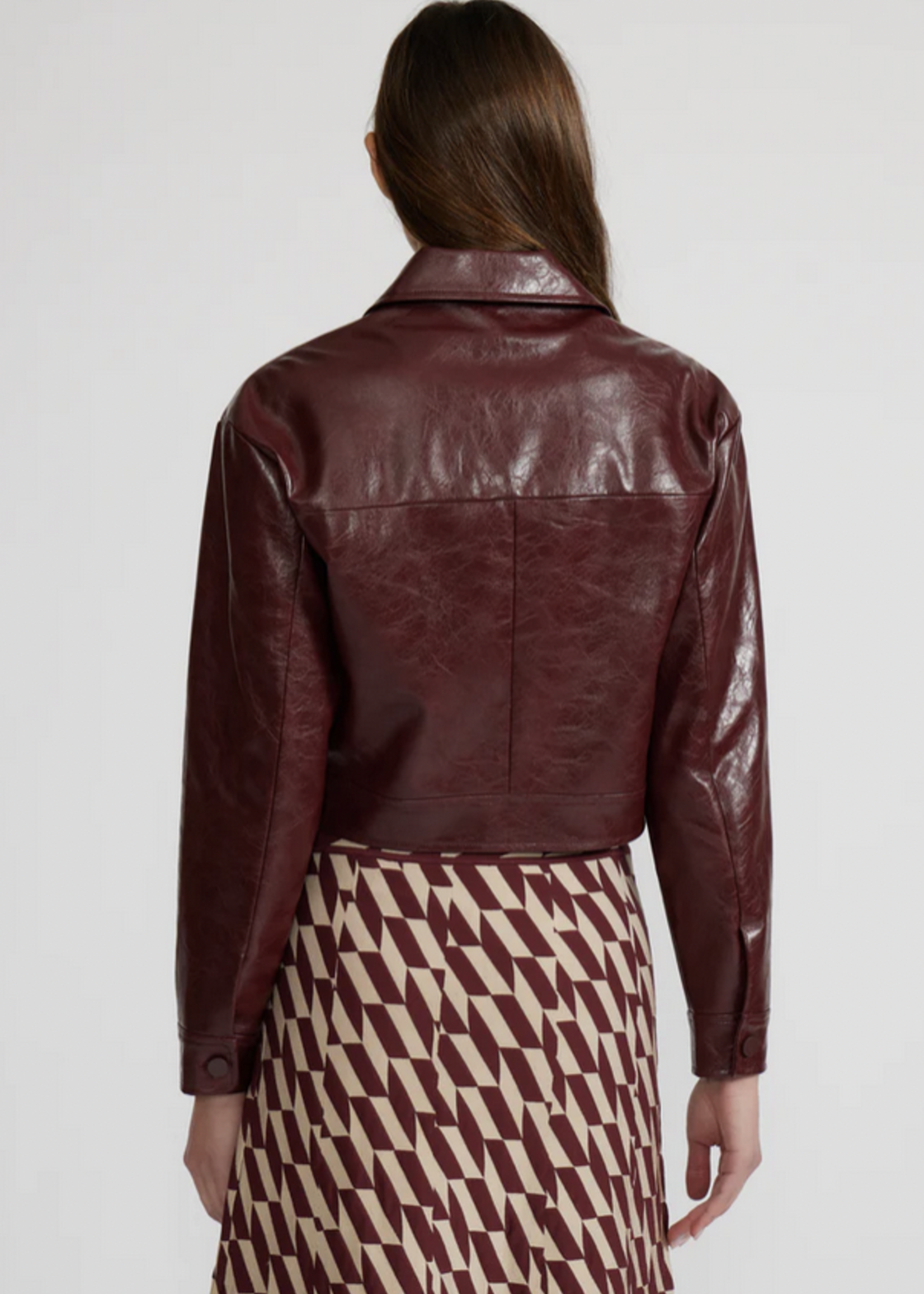LUCY PARIS LUCY PARIS CALEB FAUX LEATHER JACKET