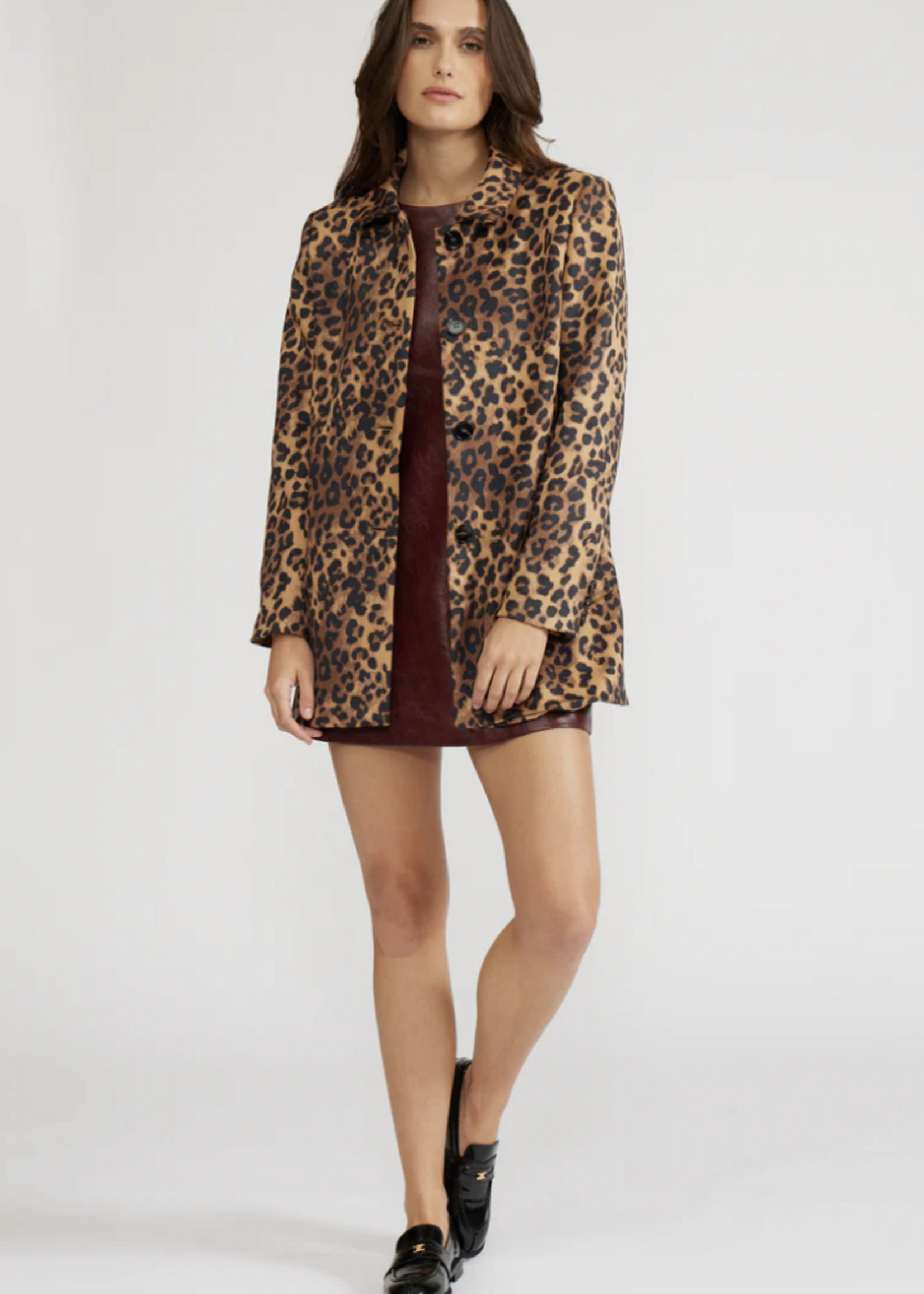 LUCY PARIS LUCY PARIS SHARON ANIMAL PRINT COAT